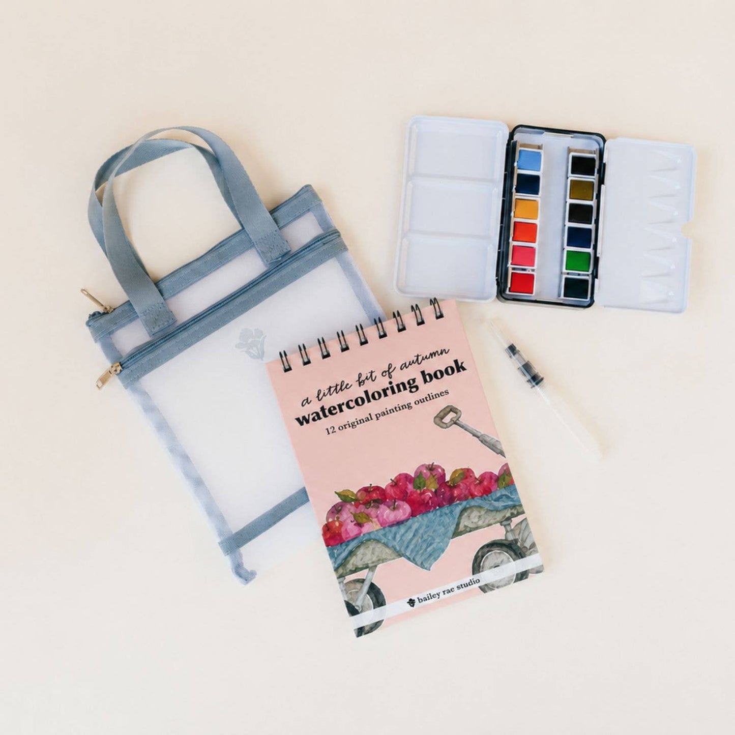 bailey rae studio - A little bit of autumn - mini watercoloring book