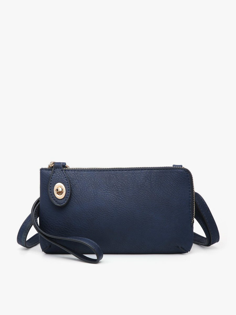 Jen & Co. - M1818 Kendall Crossbody/Wristlet w/ Twist Lock Closure