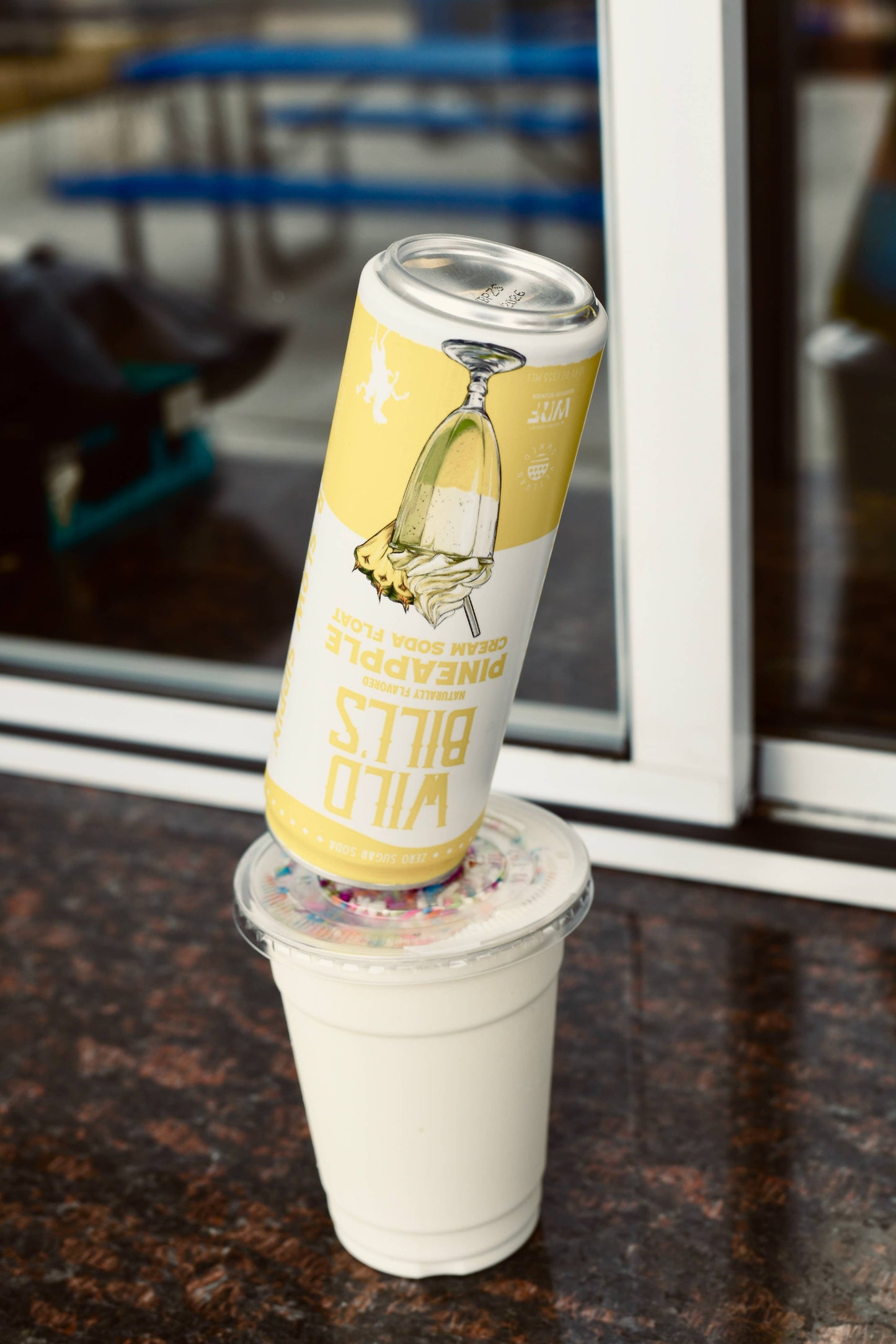 Wild Bill’s Craft Beverage Co. - Pineapple: Zero Sugar Soda, Clean Ingredients, 12-Pack, Cans