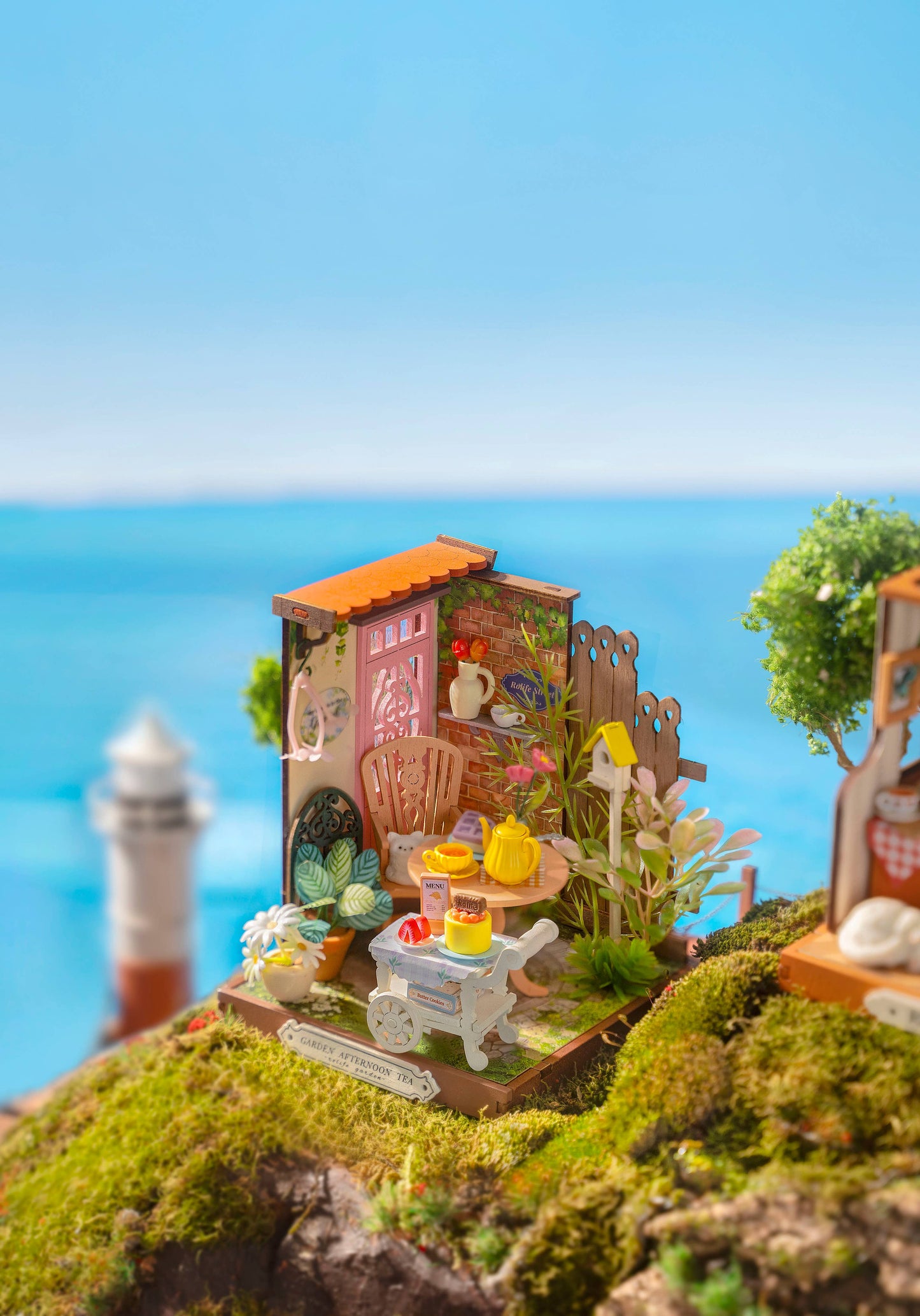 Hands Craft - DIY Miniature House Kit: Fancy Tea Yard