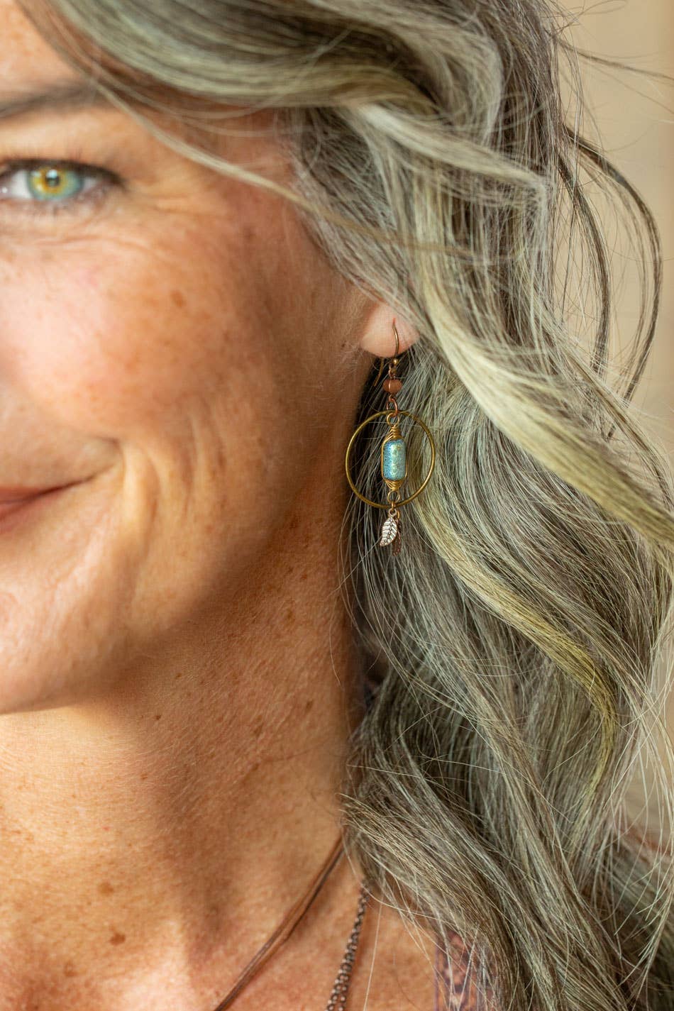 Anne Vaughan Designs Jewelry - Storyteller Czech Glass Statement Earrings