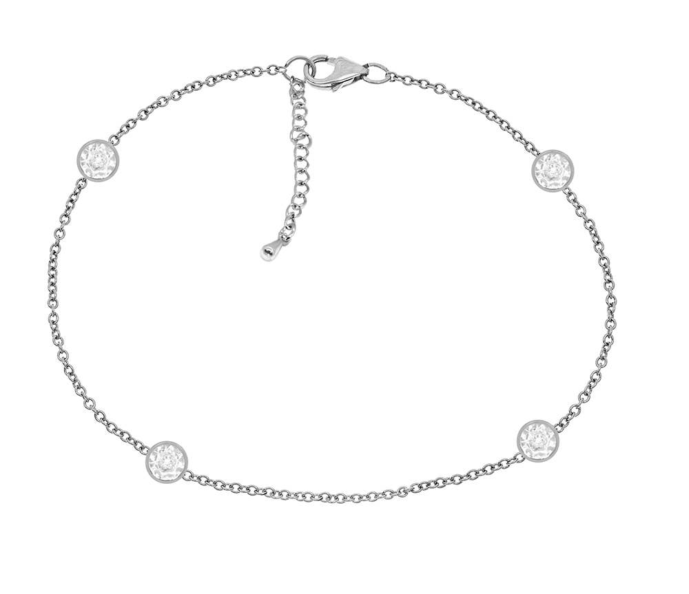 Maya J - Ankle Bracelets - 14K Gold-Plated - Full Display