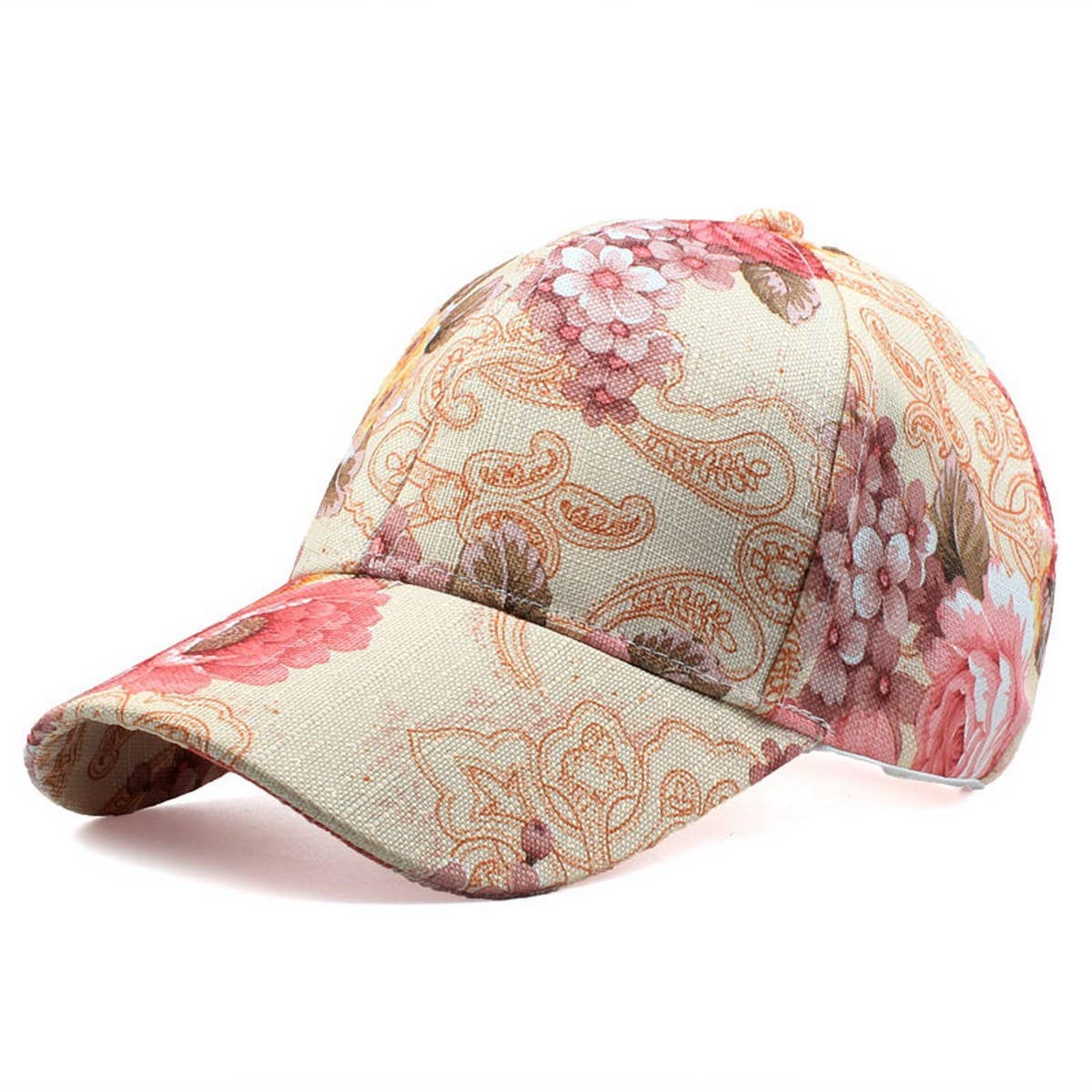 Lovenne - BREATHABLE FLORAL SUN HAT SWEAT BASEBALL CAP_CWAH0955