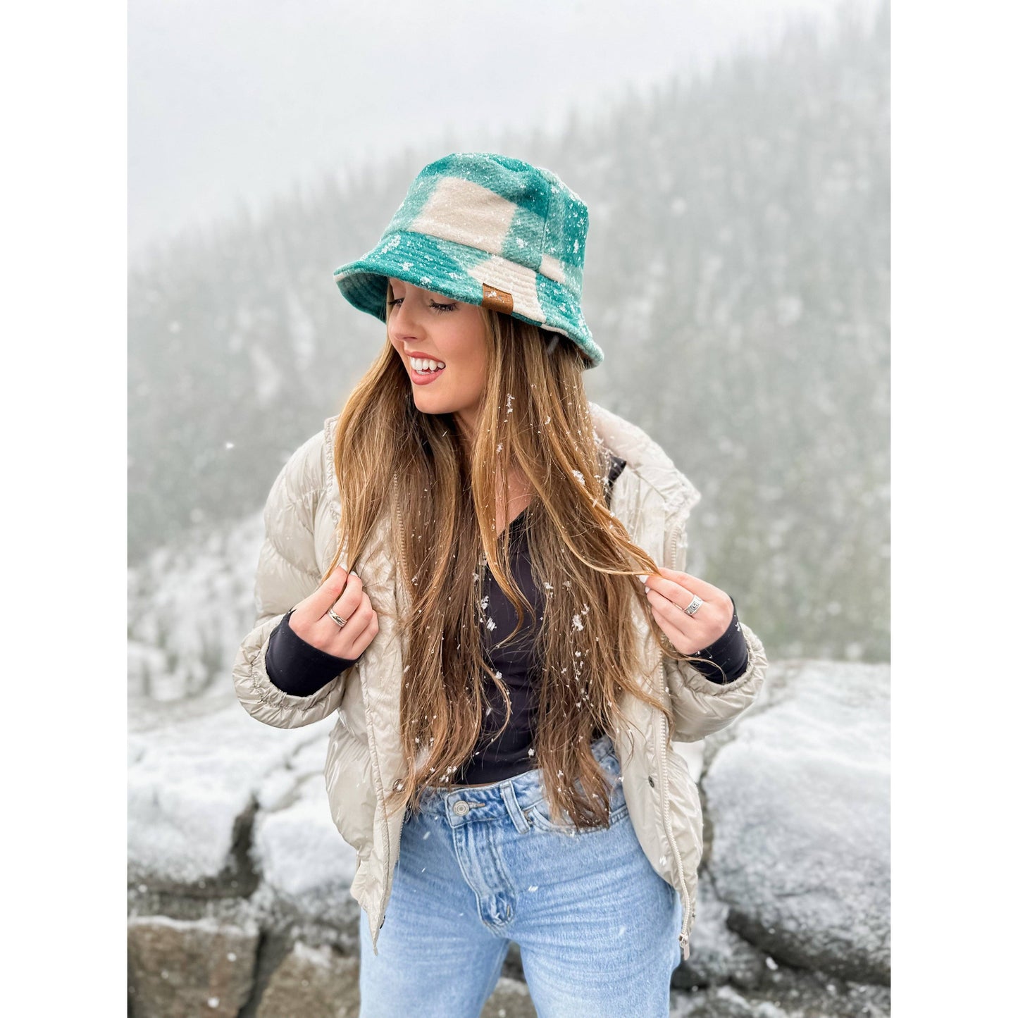 C.C Beanie - Plaid C.C Bucket Hat BK4037