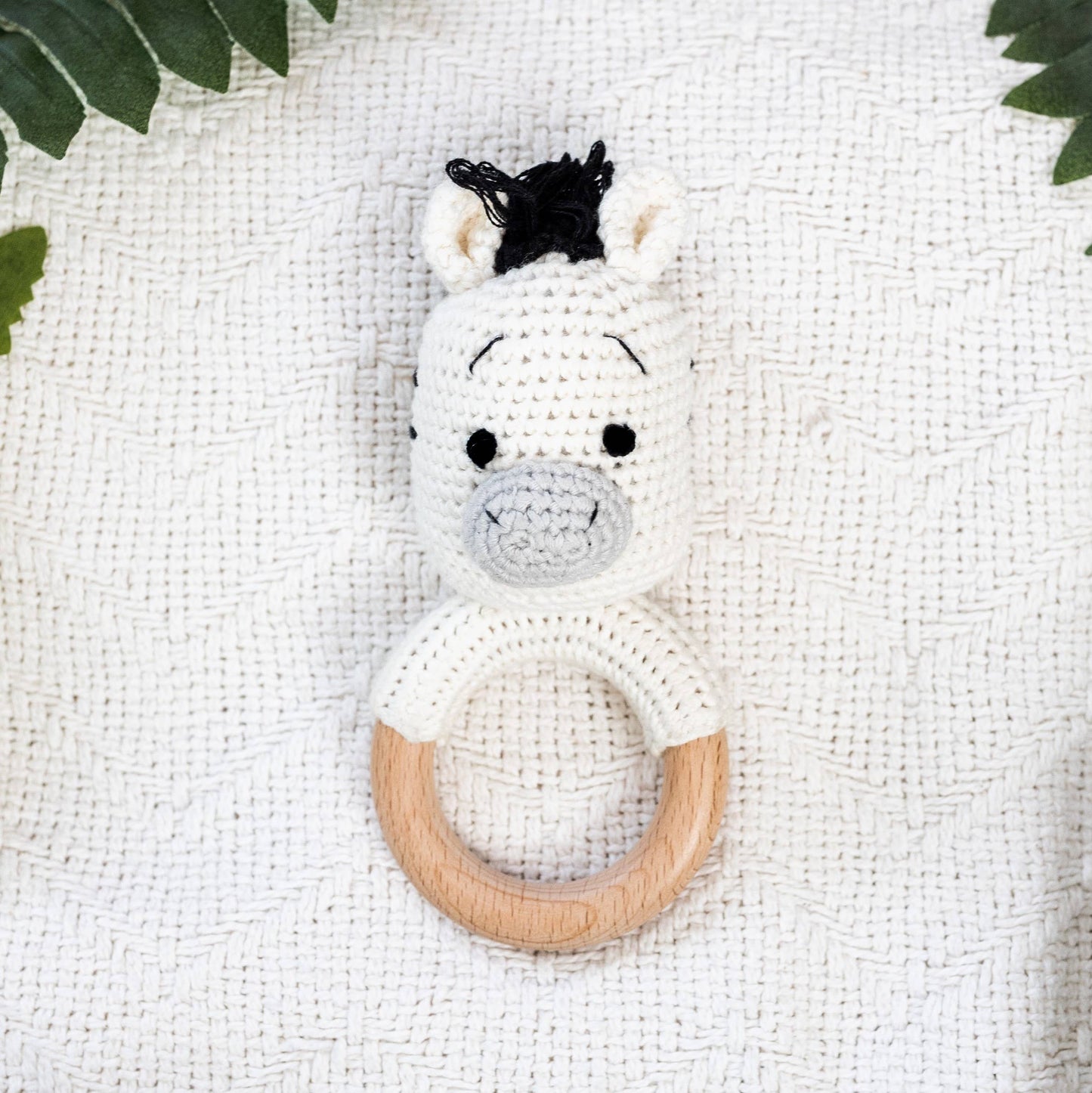 Wonderjoys Baby Co - Animal Hand Crochet Rattles - Safari Collection