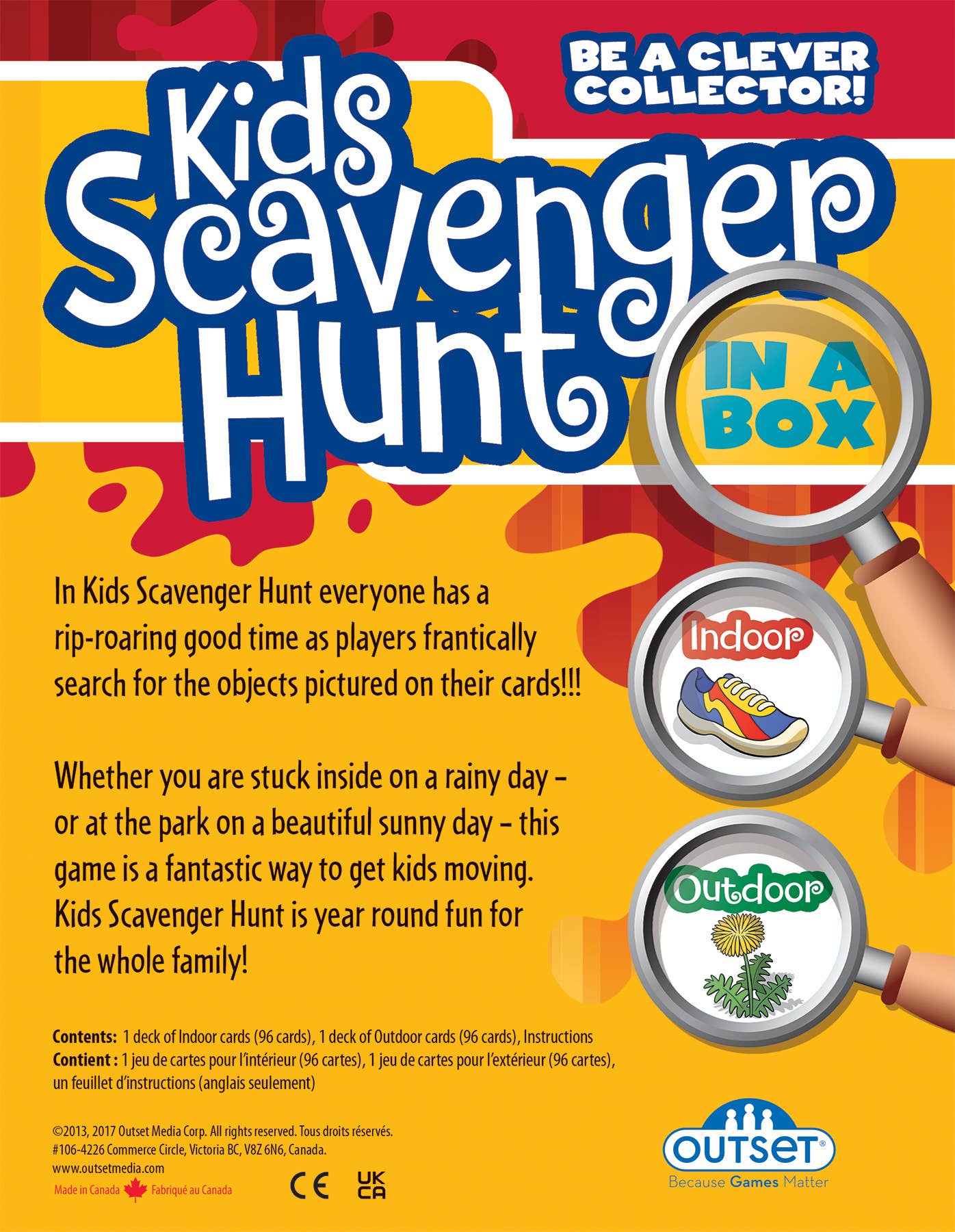 Outset Games and Cobble Hill Puzzles - Kids Scavenger Hunt Game