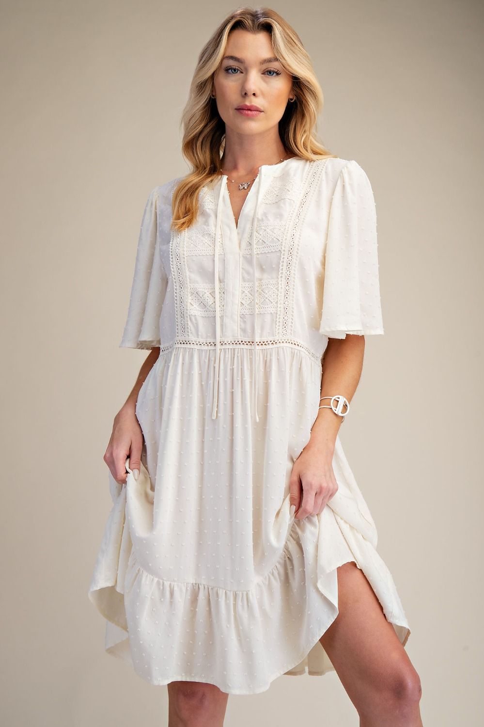 Short Ivory Dress