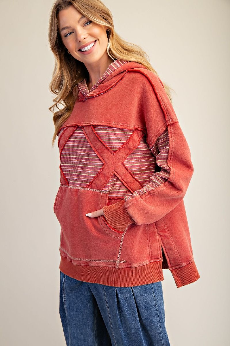 Boho Red Sweatshirt