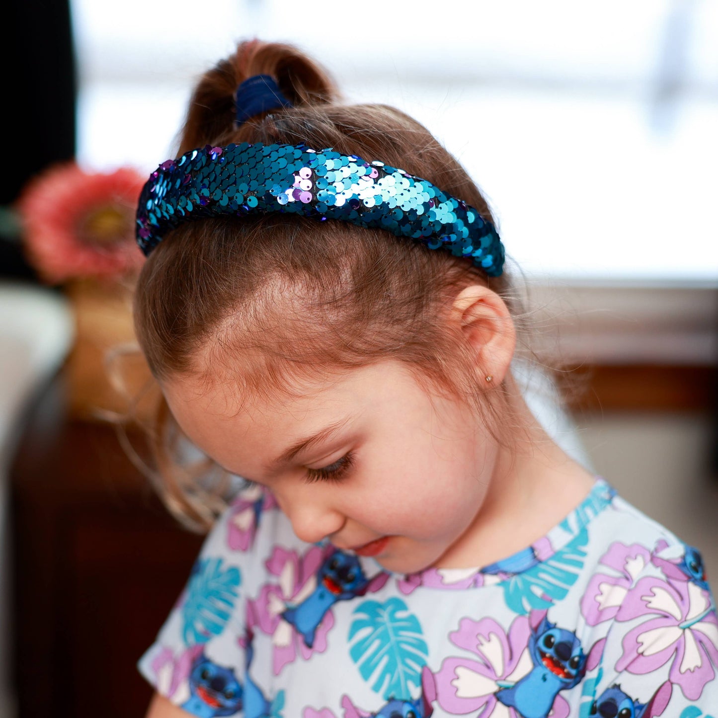 Frog Sac - Reversible Sequin Headband - Kids Padded Hair Band