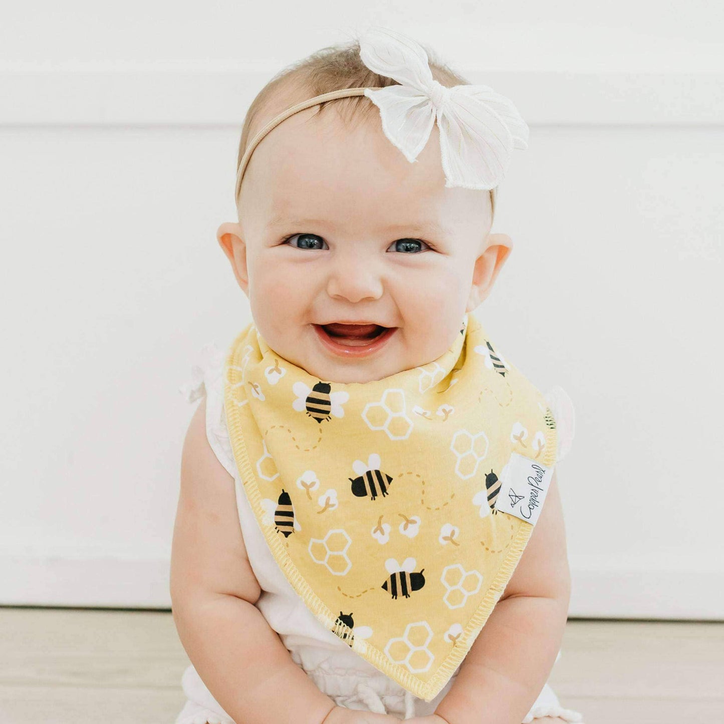 Copper Pearl - 4 Pack Baby Bandana Bibs - Atwood