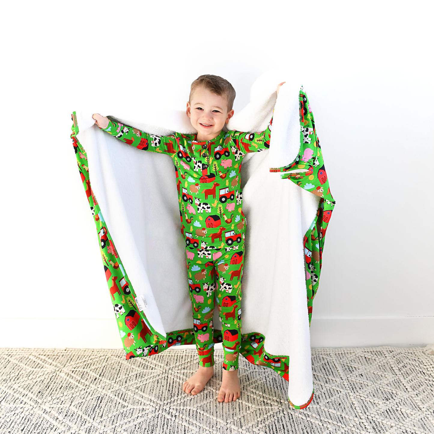 Gigi and Max - Tanner Two Piece Bamboo Pajama Kids Clothing Sleepie Toddler