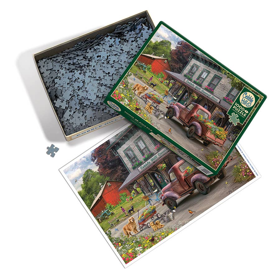 Outset Games and Cobble Hill Puzzles - Country Store 1000-Piece Puzzle