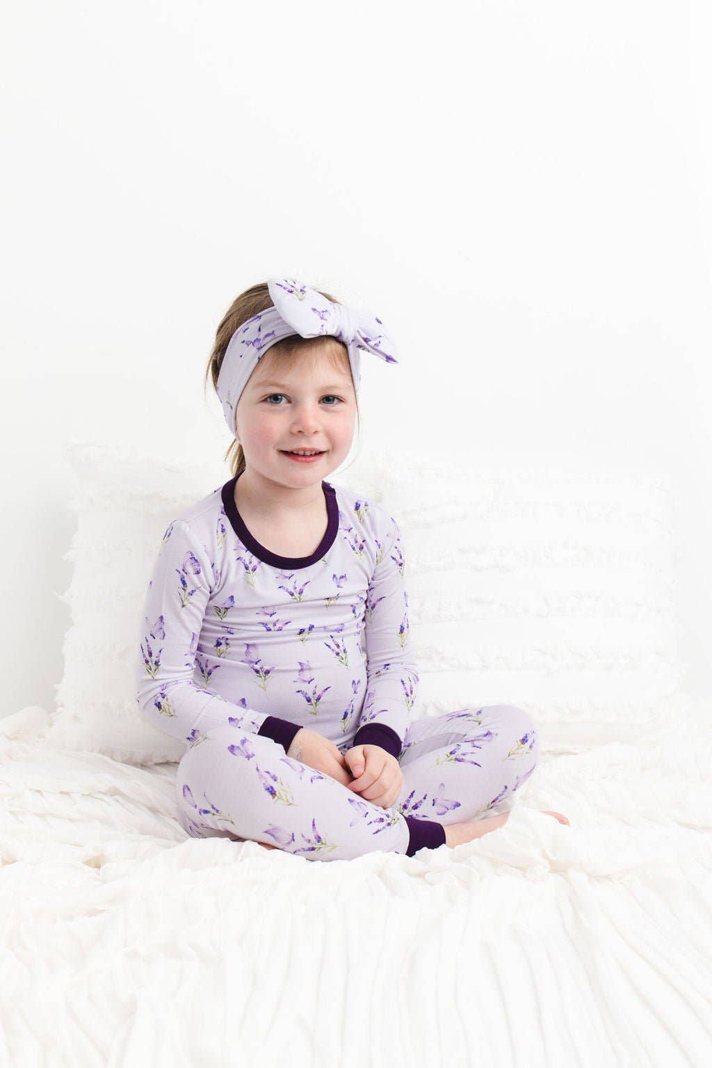Jammie Session formerly Big Dreams Little Jammies - Estella (Lavender Butterfly) Long Sleeve PJ's BDLJ