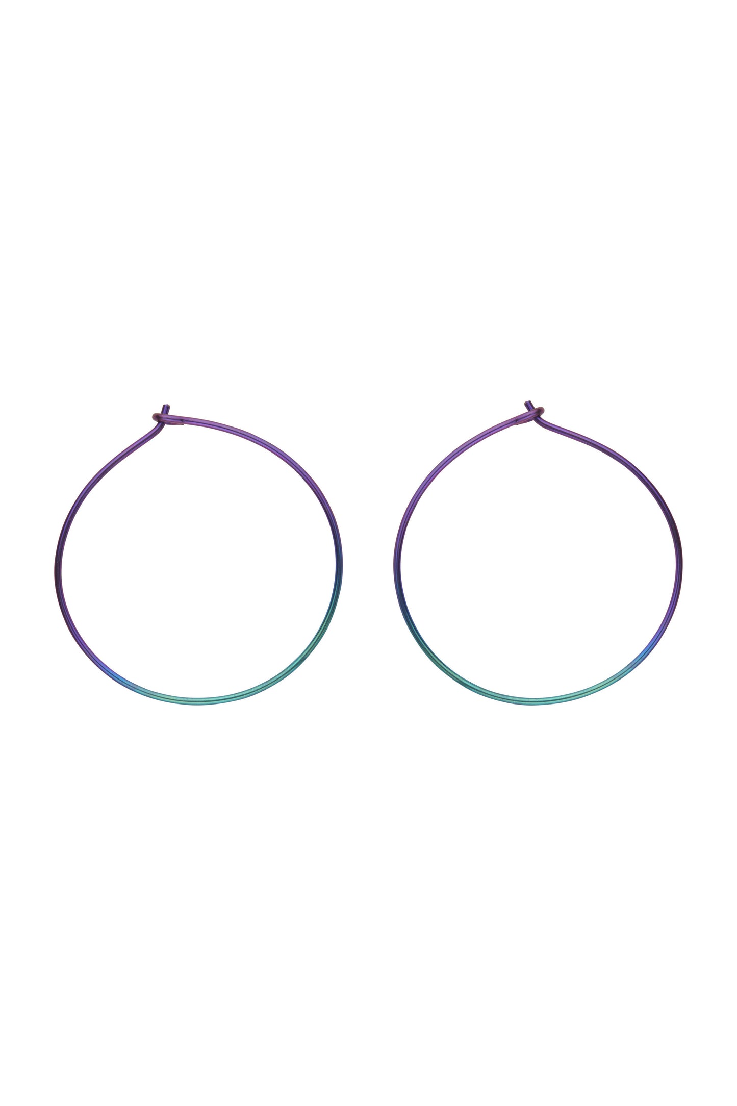 Mark Steel Jewelry - 19 Gauge Round or Flat Wire Hoop Sizes 30mm or 38mm