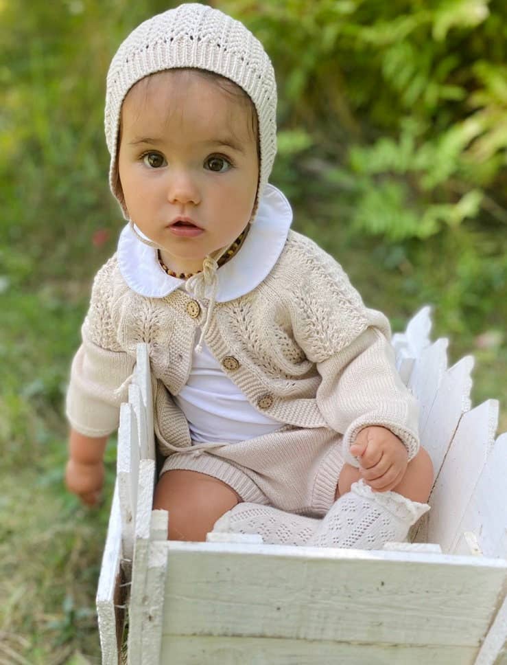 OLIVE & CRADLE - Olesya Cotton Knit Sweater