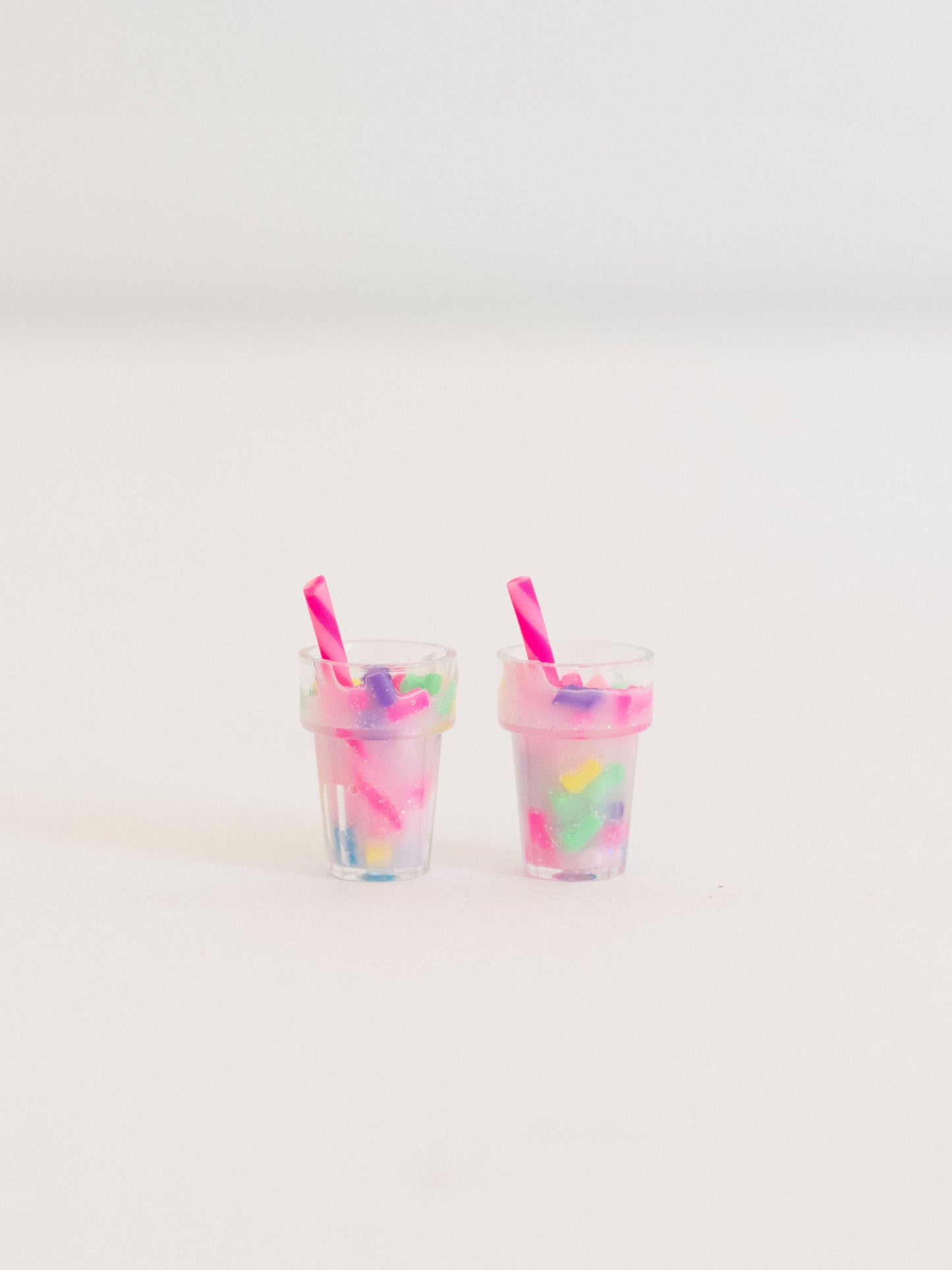 Macy Mae Dollhouse Designs - Dollhouse Miniature Pink Smoothie | Set of 2