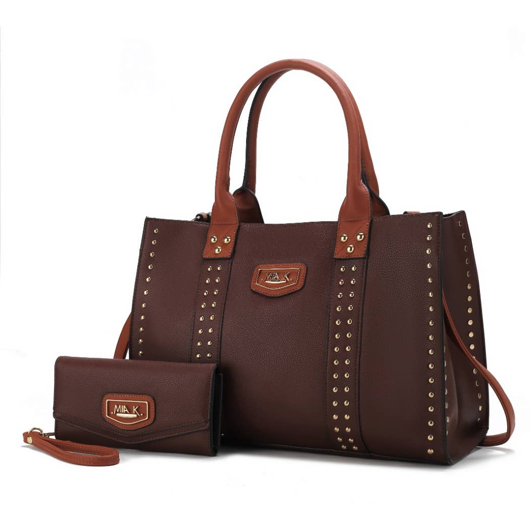 MKF Collection - MKF Davina Tote Handbag and Wallet Vegan Leather Women