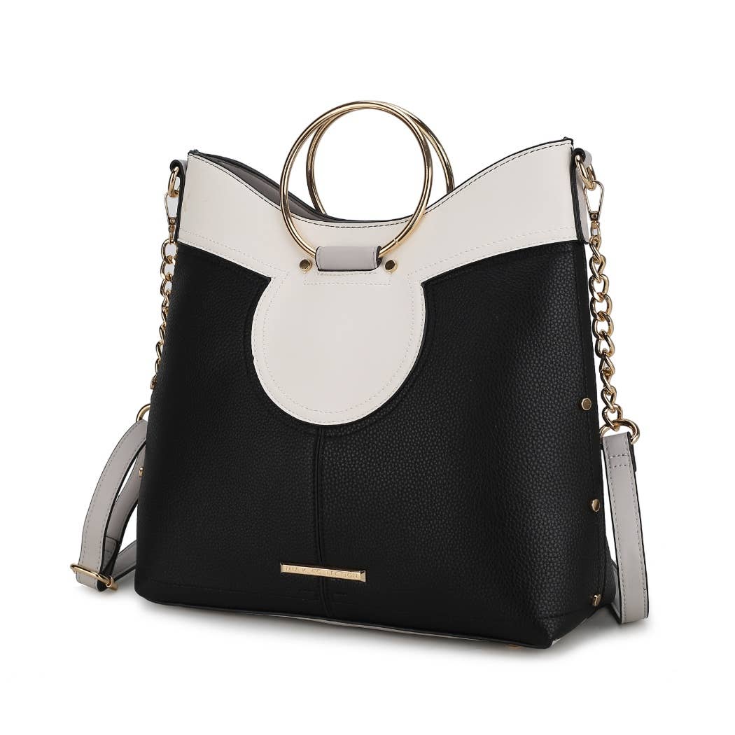 MKF Collection - MKF Kylie Top Handle Satchel Handbag Vegan Leather