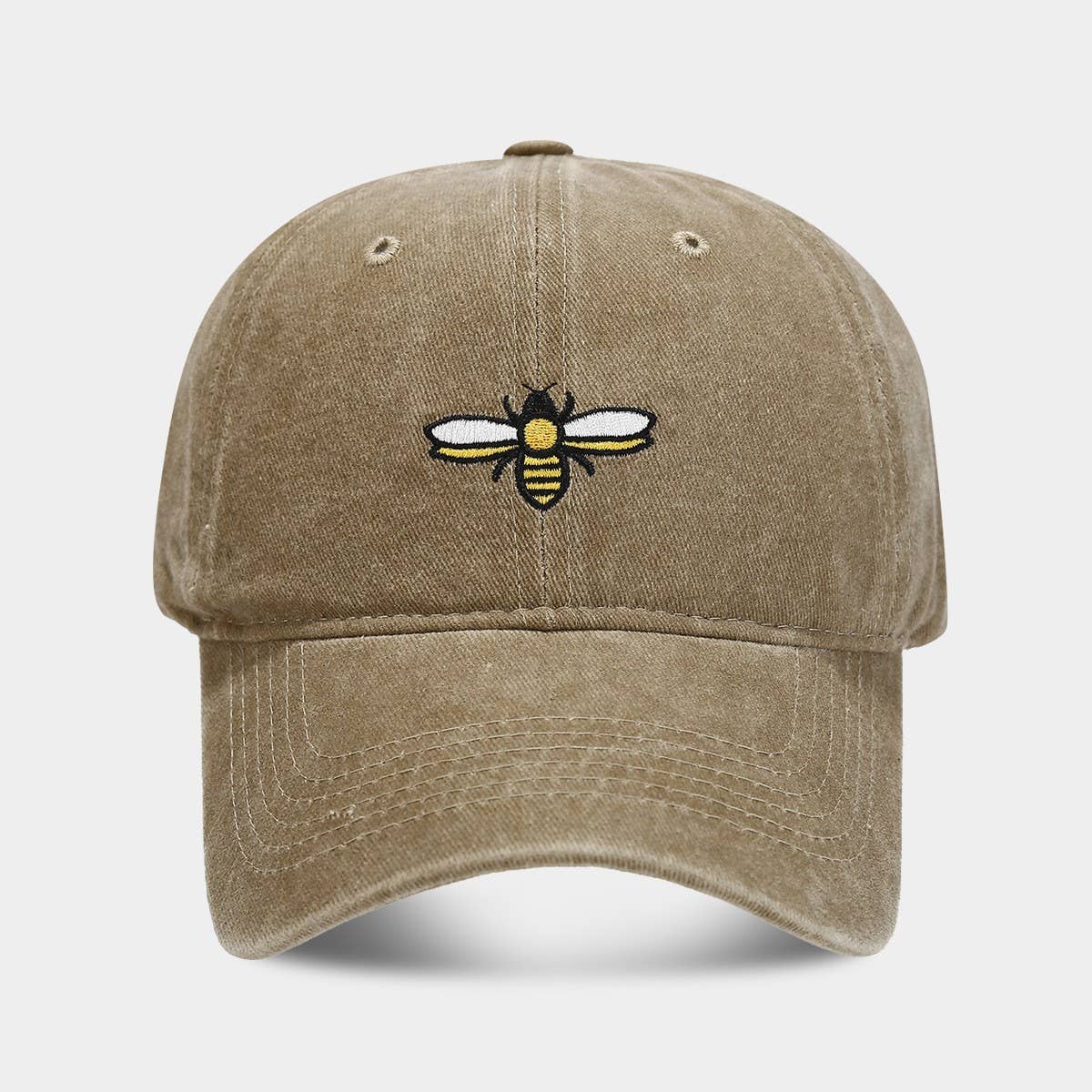Lovenne - BEE EMBROIDERY BASEBALL CAP OUTDOOR SUN HAT CWAH2020