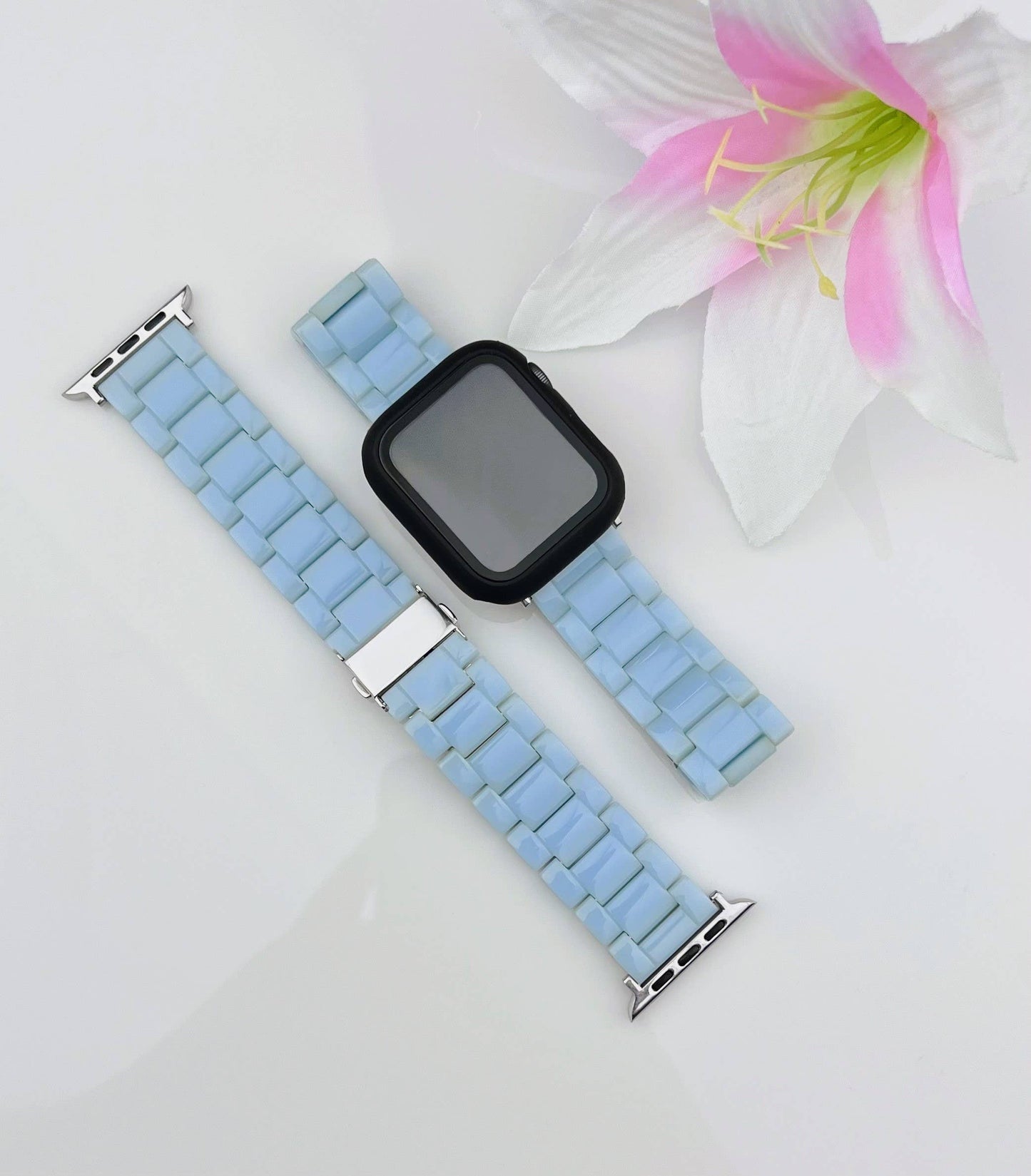 ShopTrendsNow - Resin Bracelet Light Weight Bands for Apple Watch