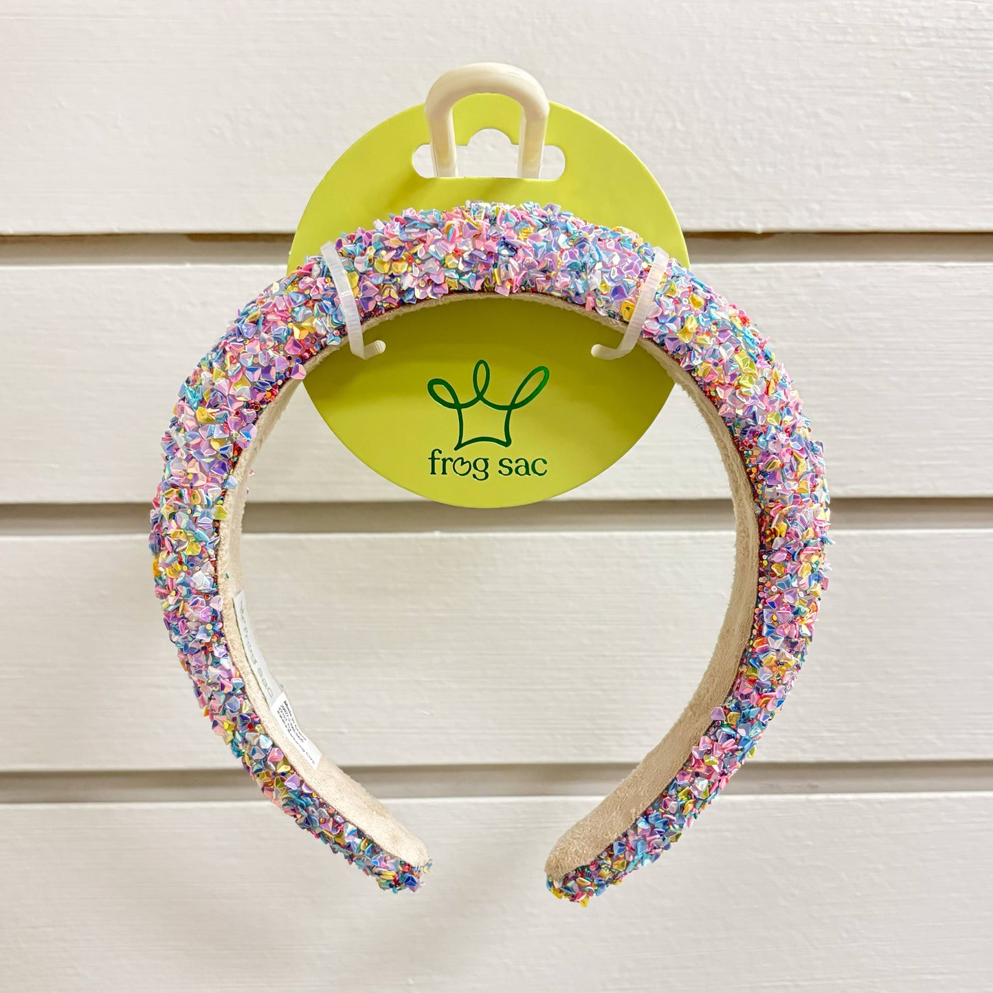 Frog Sac - Kids Padded Headband - Chunky Sequin Hair Band