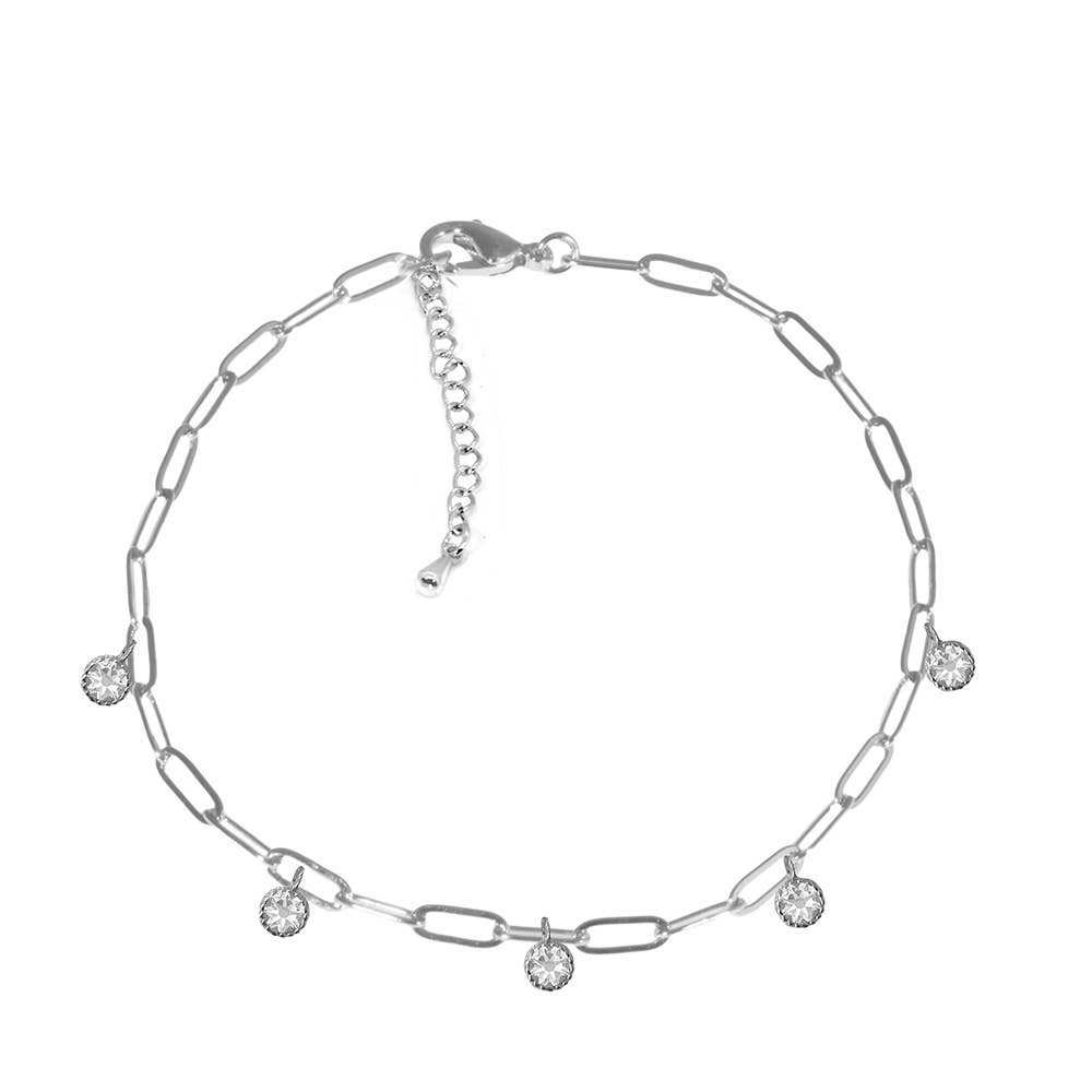Maya J - Ankle Bracelets - 14K Gold-Plated - Full Display