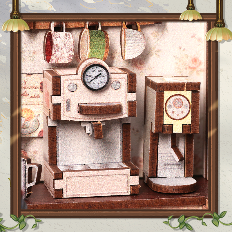 Hands Craft - DIY Book Nook Kit: Sunny Café