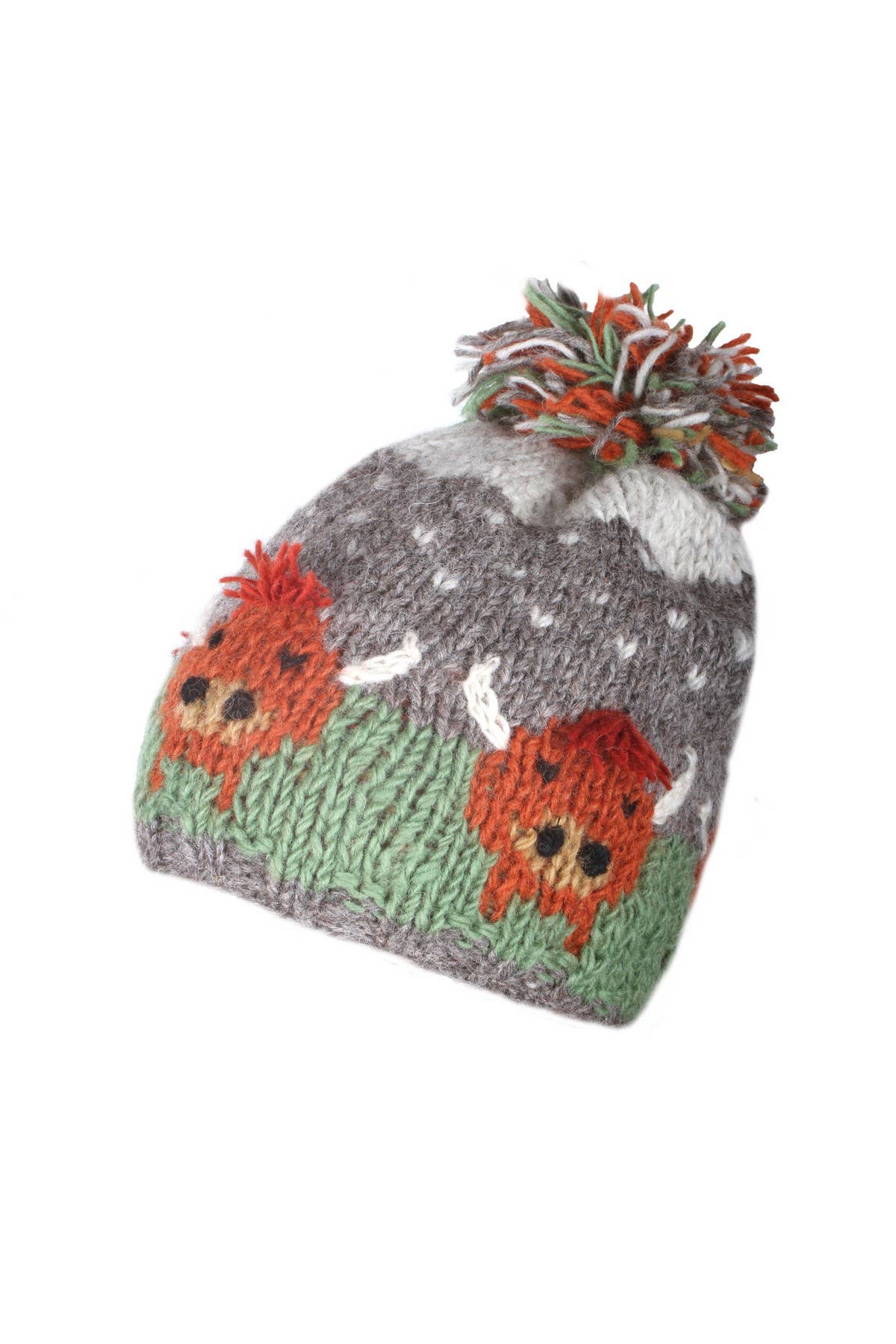 Pachamama Ltd - Herd Of Highland Cow Bobble Beanie