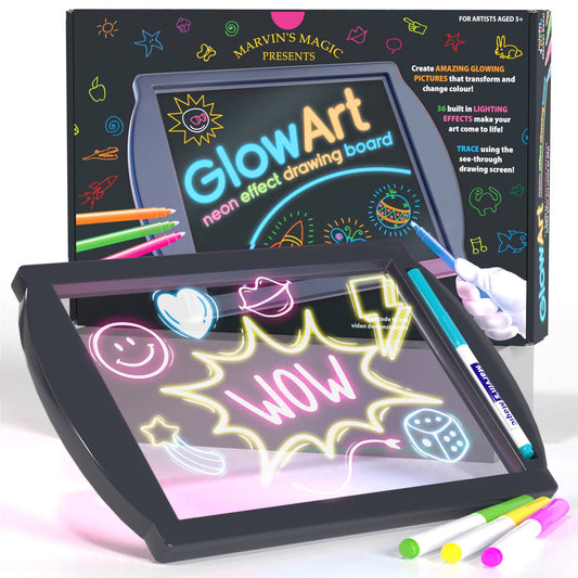 Marvin's Magic - Glow Art Drawing Board - Black