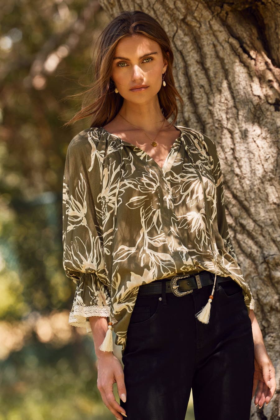 Oddi - Floral Printed Blouse