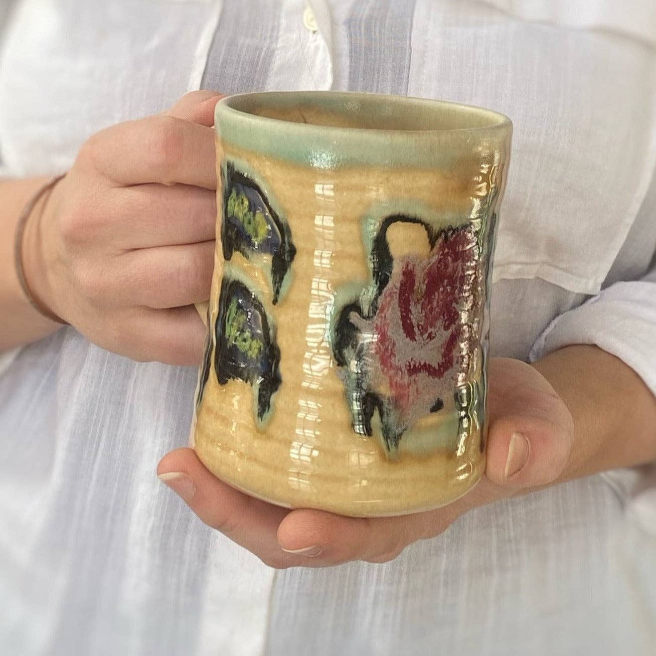 Lasser Ceramics - Vermont Rose Mug