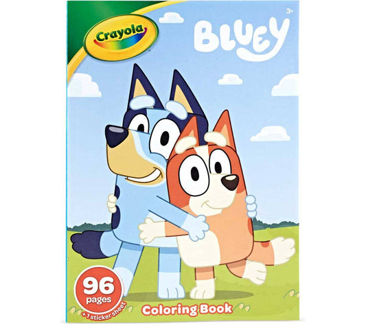 Really Big Coloring Books | ColoringBook.com - Bluey Crayola 96 Page Coloring Book with Sticker Sheet