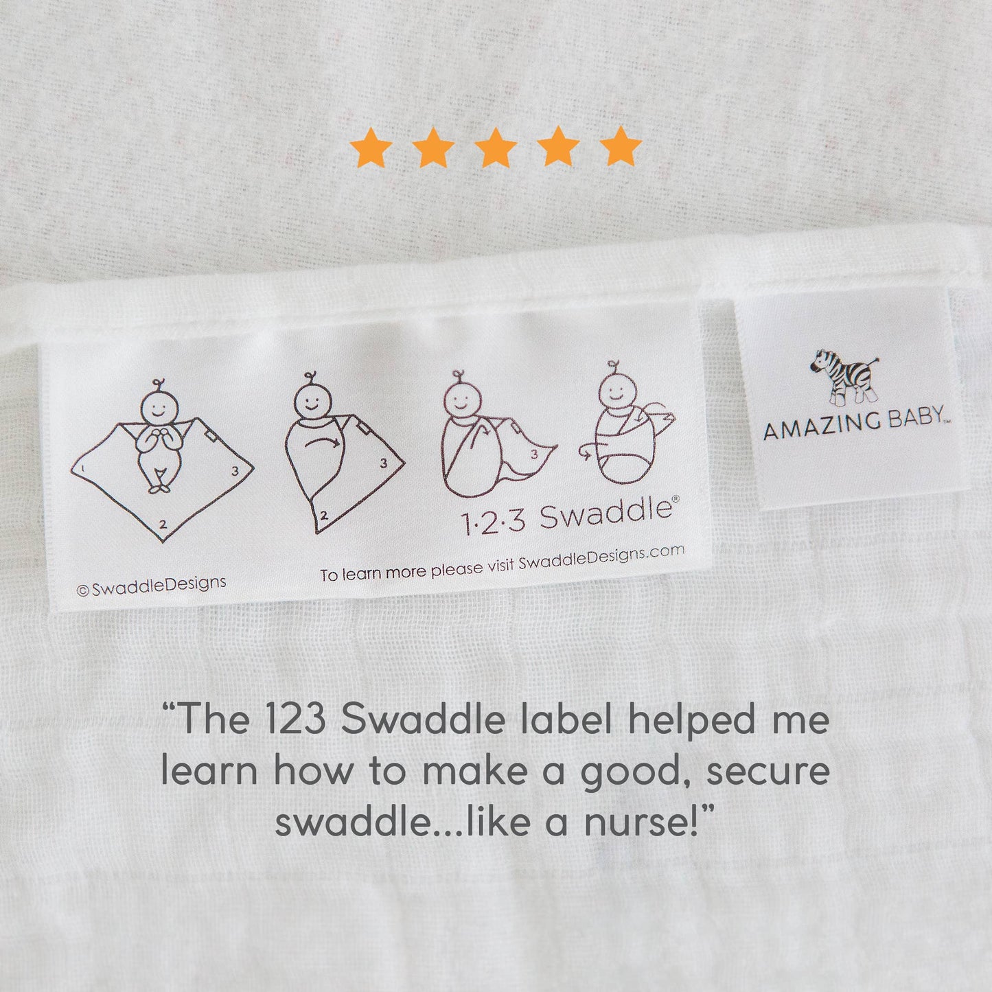 SwaddleDesigns - Watercolor Roses Muslin Swaddle Blanket, Premium Cotton