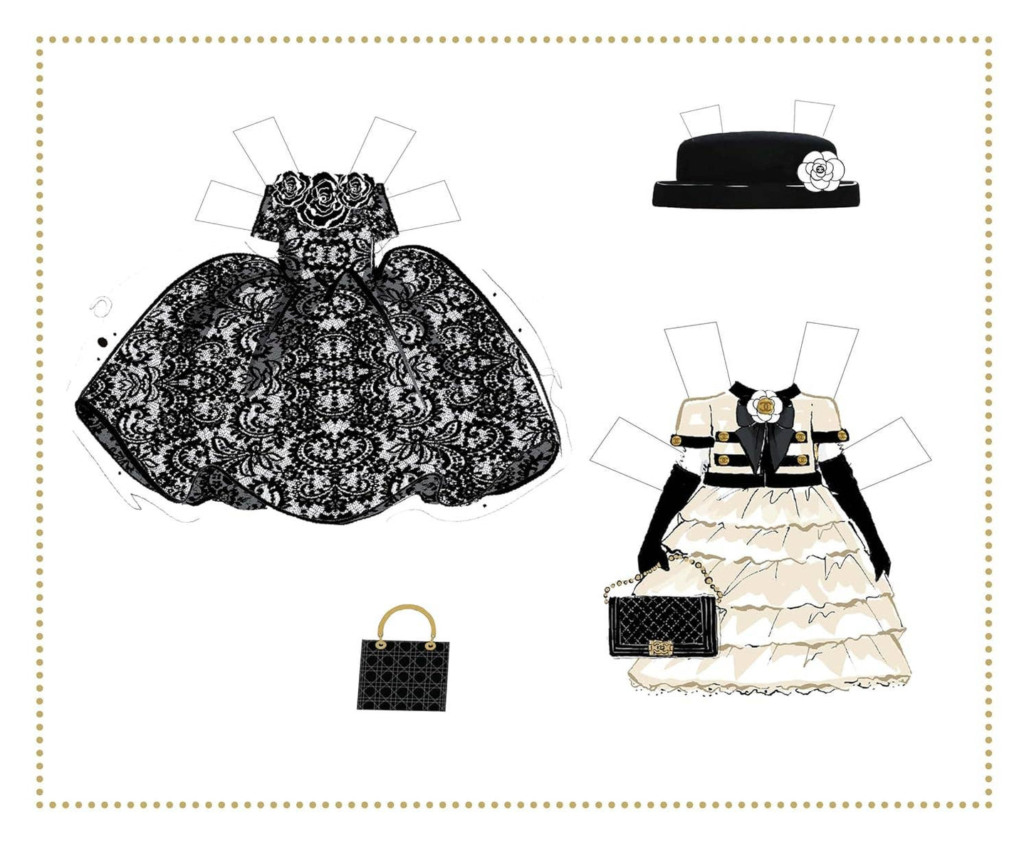 Chronicle Books - Dress Up Claris! Paper Doll Set
