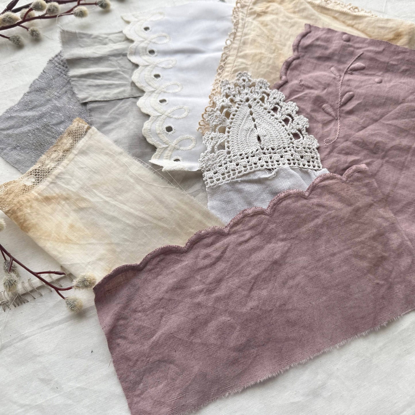 A House of Books - Dyed & Stamped Fabrics for Mixed Media Art
