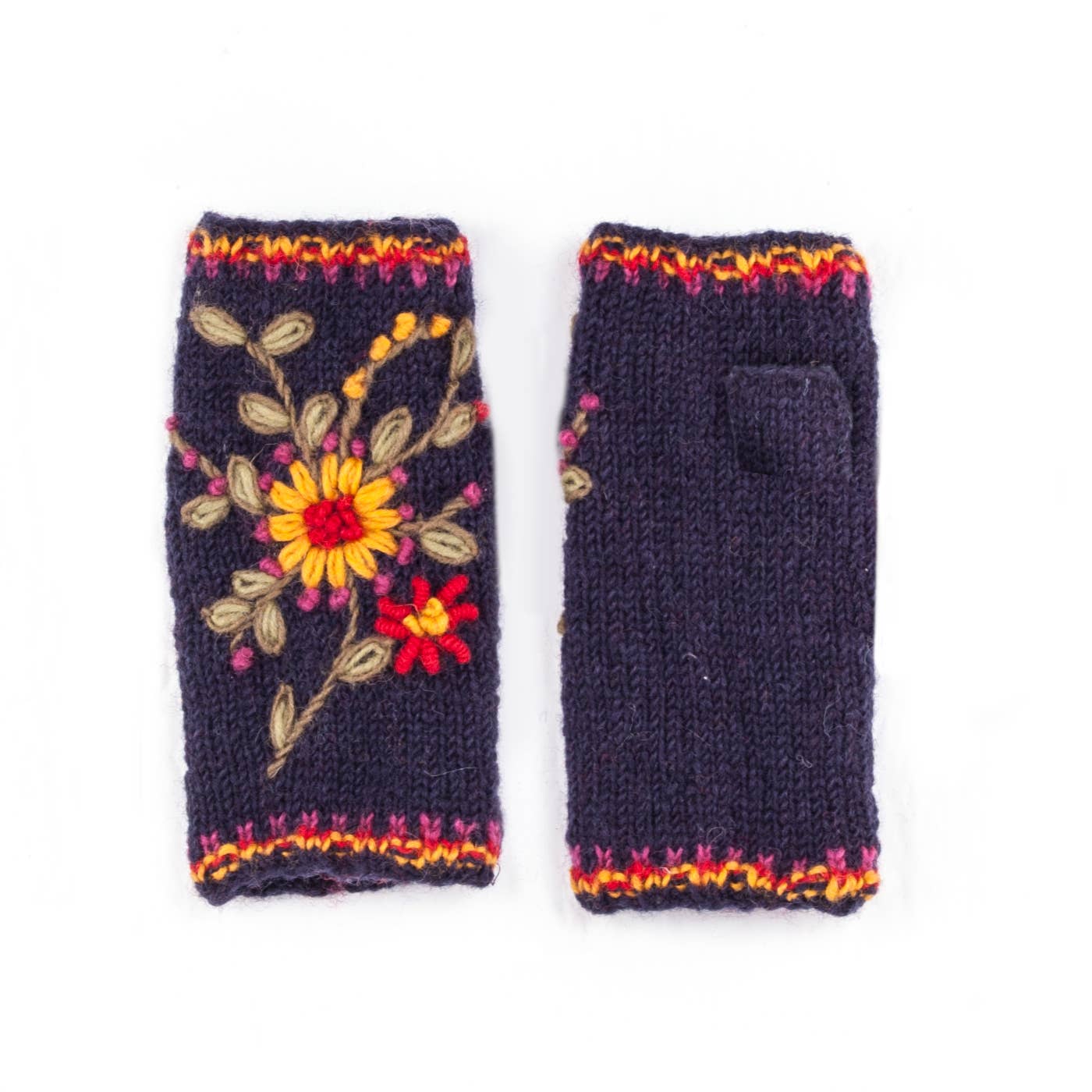 Lost Horizons Knitwear - Olivia - women's wool knit handwarmers