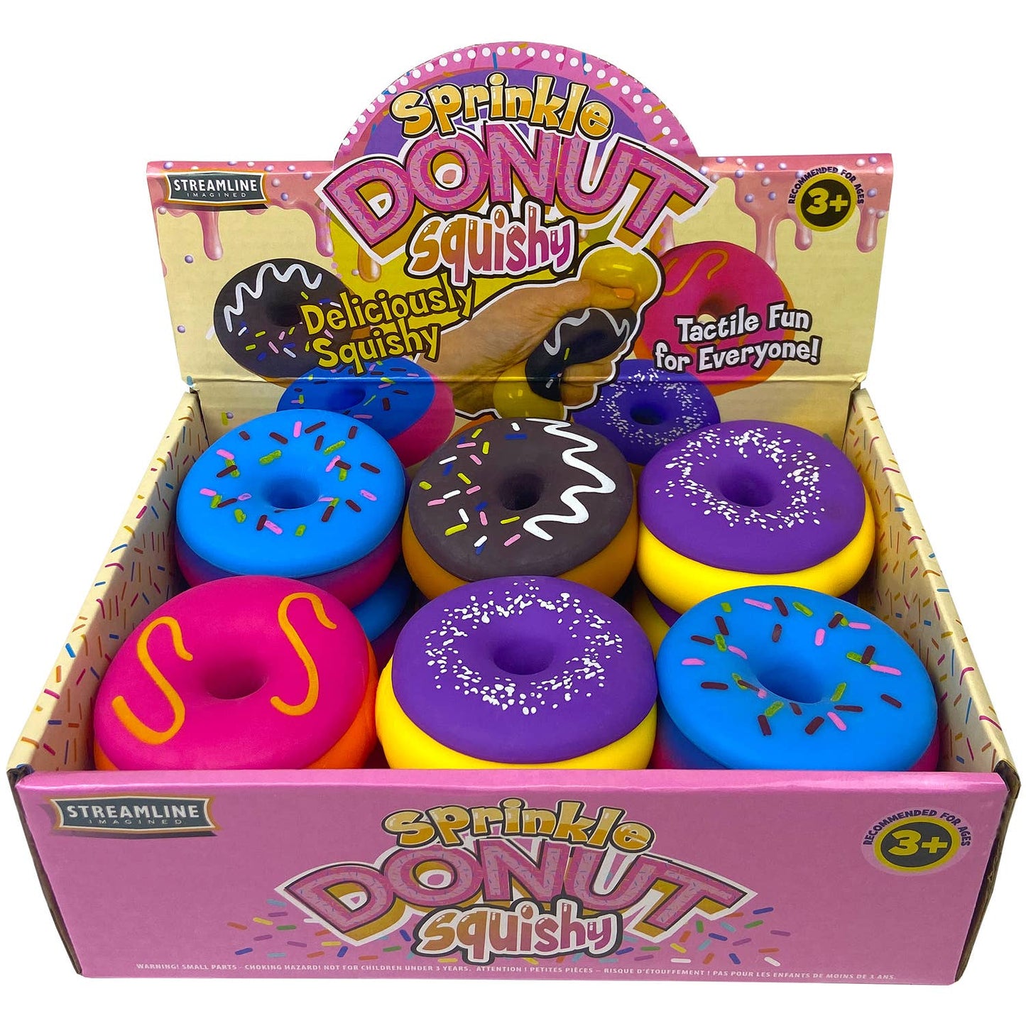 Streamline - Sprinkle Donut Squeeze Toy