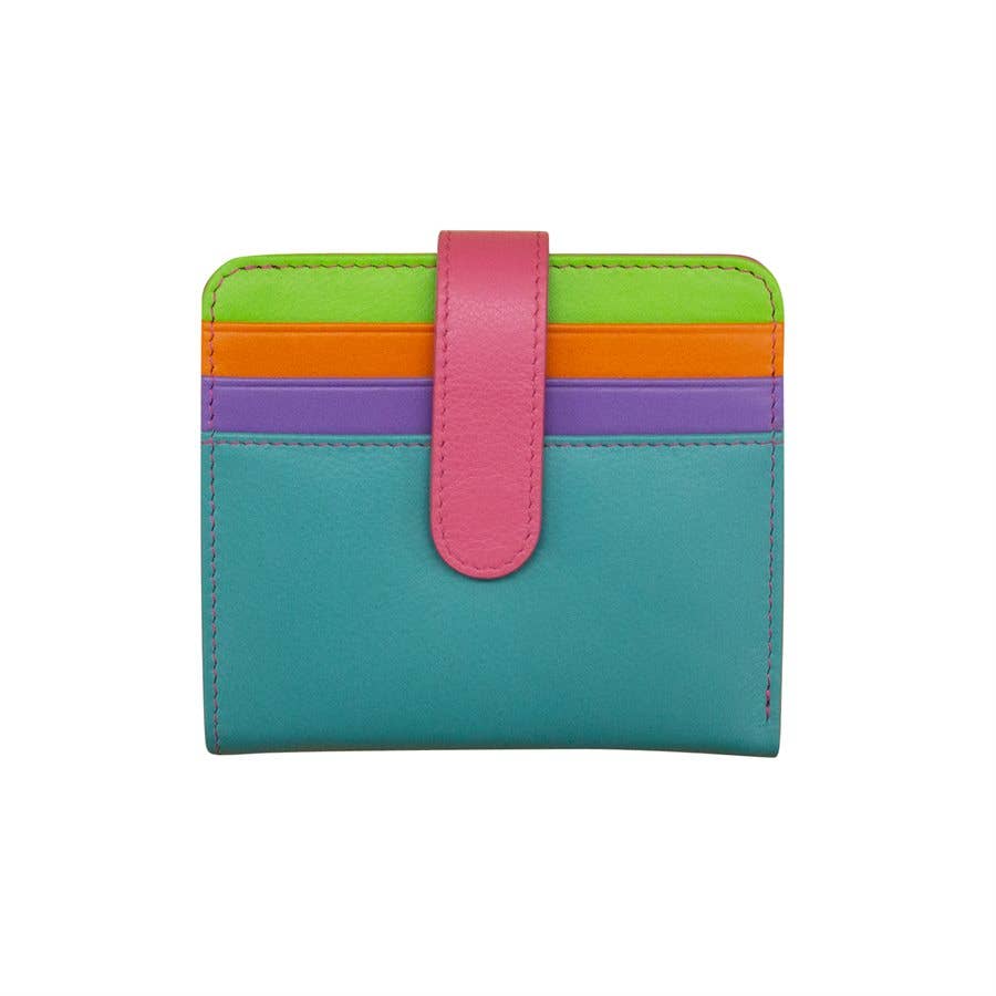 ili New York - Small Leather Wallet - Credit Card Holder - 7301