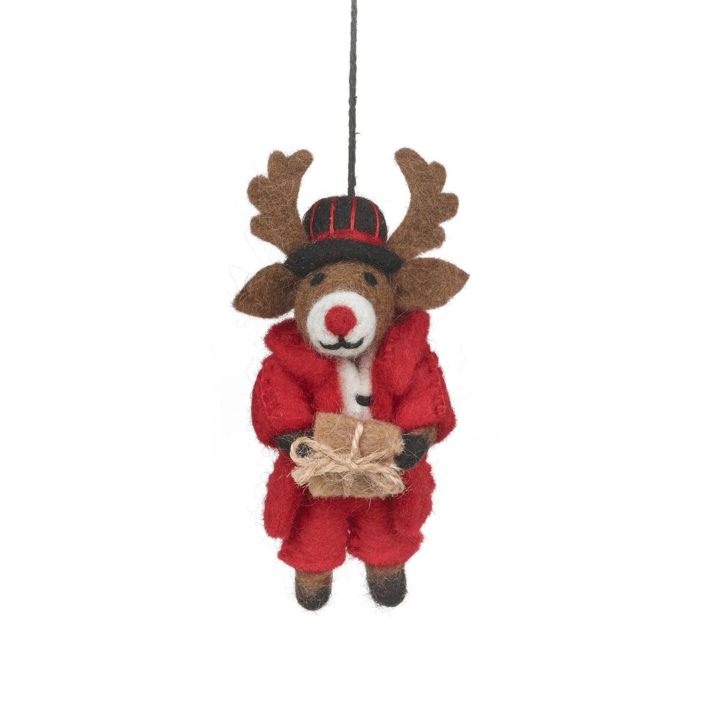 Felt So Good - Handmade Felt Dasher the Christmas Reindeer Decoration