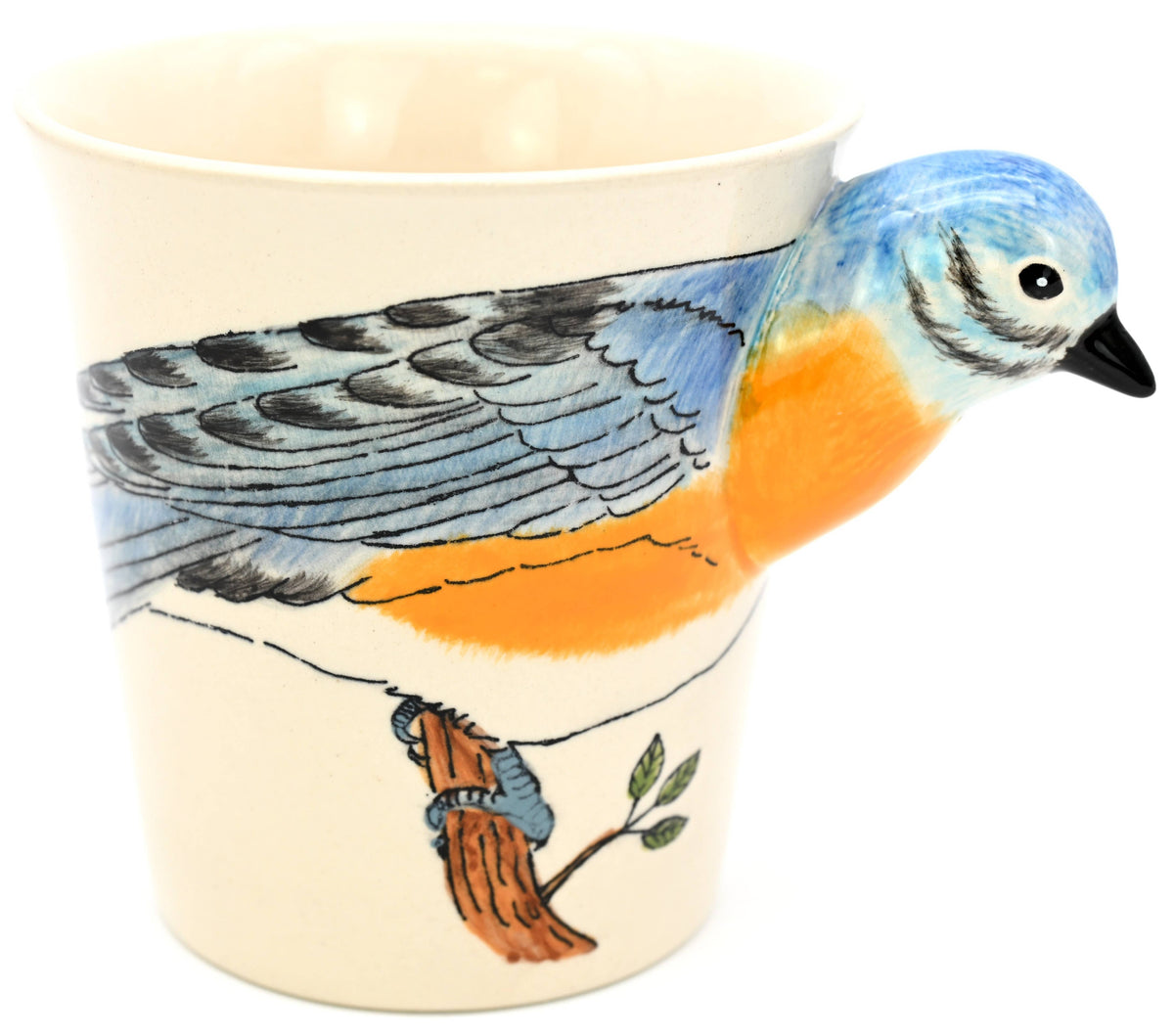 Art Floral Trading LLC - MUG186 Blue bird mug 10 oz