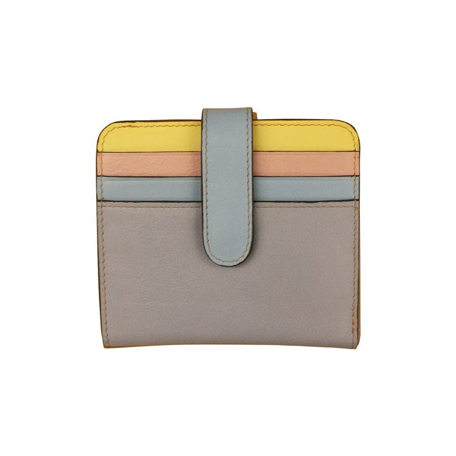 ili New York - Small Leather Wallet - Credit Card Holder - 7301