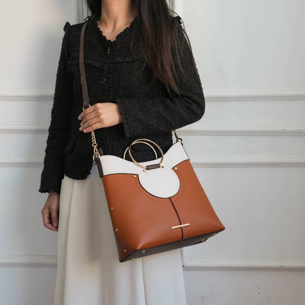 MKF Collection - MKF Kylie Top Handle Satchel Handbag Vegan Leather