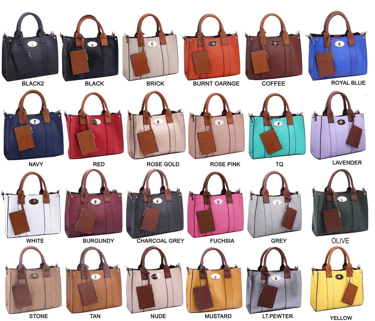 MiMi Wholesale - Cameran 3-in-1 Boxy Women's Crossbody Bag & Satchel