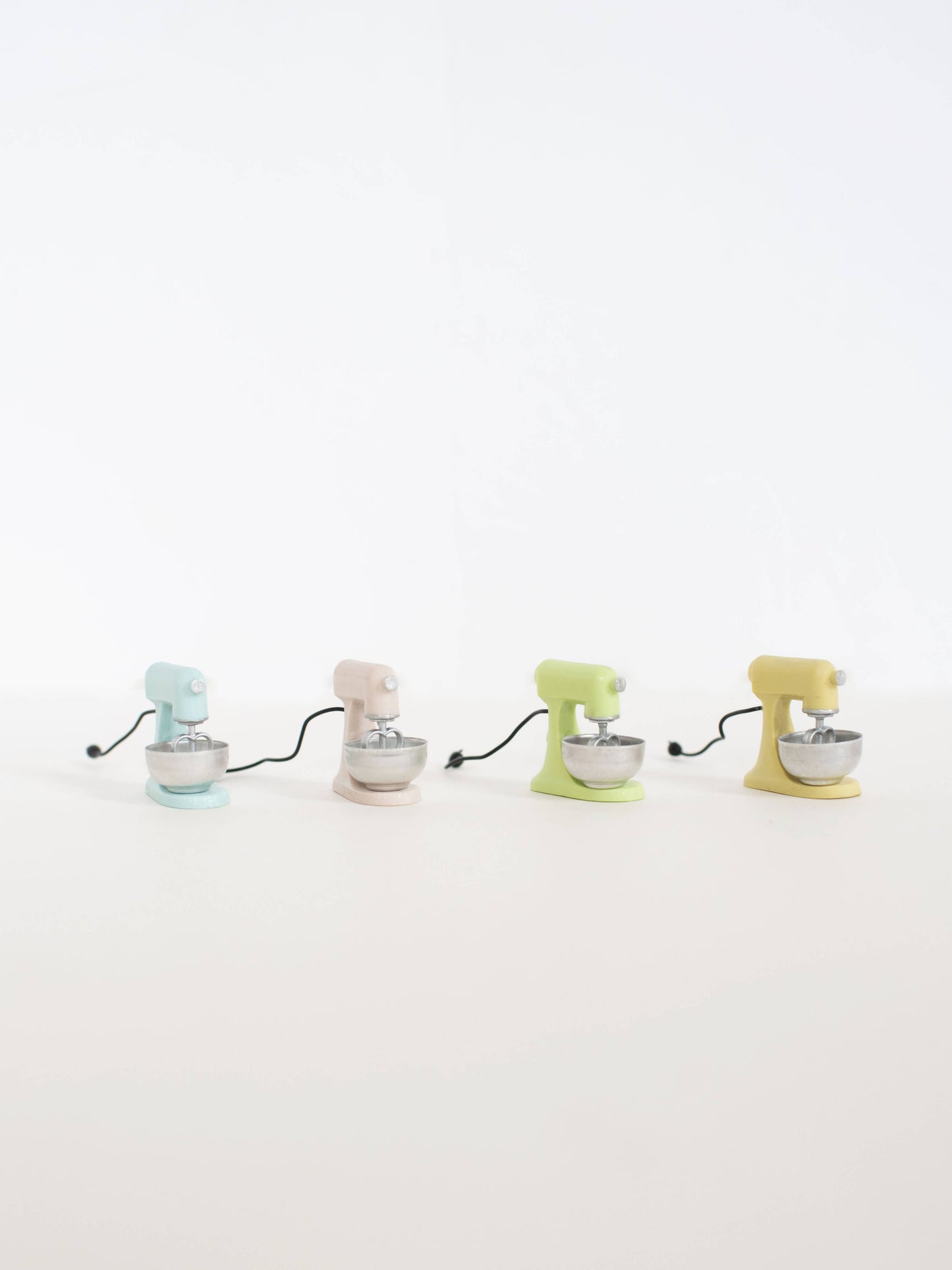 Macy Mae Dollhouse Designs - Dollhouse Kitchen Stand Mixer | Pink Yellow Blue Green
