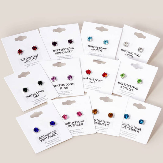 Sensibling Corp. - Birthstone Stud Earrings