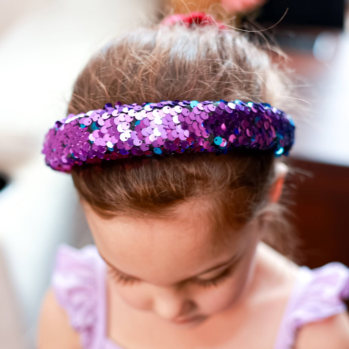 Frog Sac - Reversible Sequin Headband - Kids Padded Hair Band