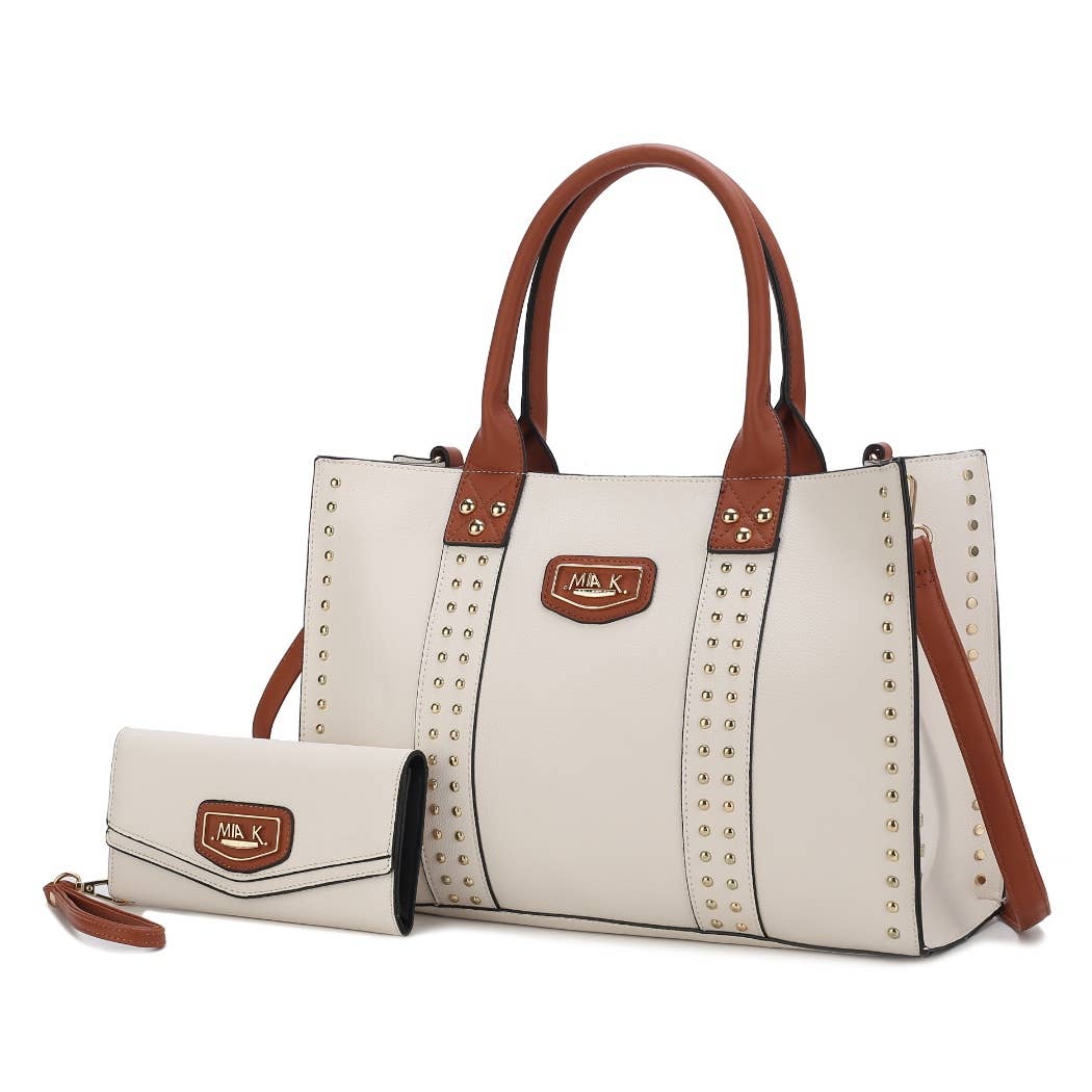 MKF Collection - MKF Davina Tote Handbag and Wallet Vegan Leather Women