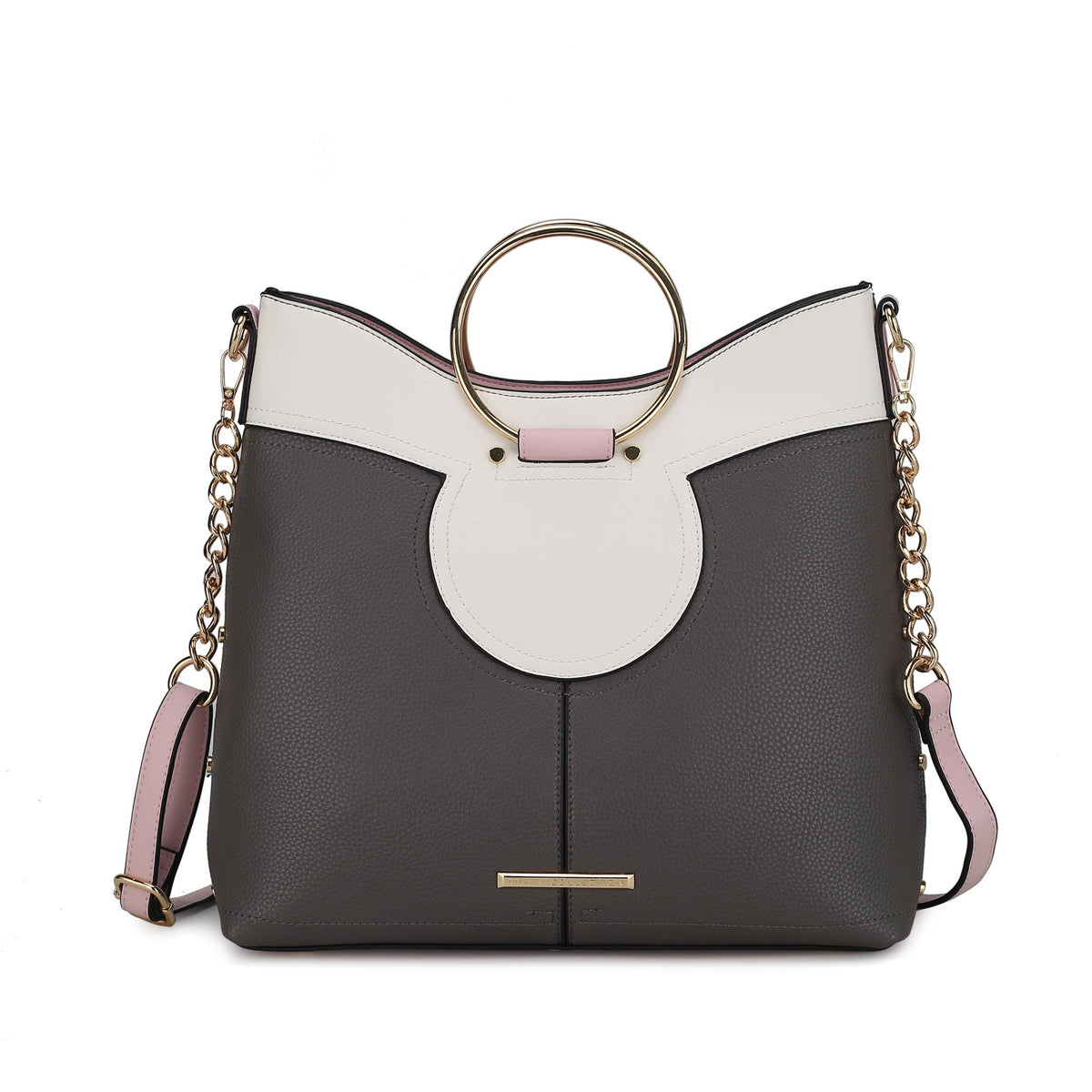 MKF Collection - MKF Kylie Top Handle Satchel Handbag Vegan Leather