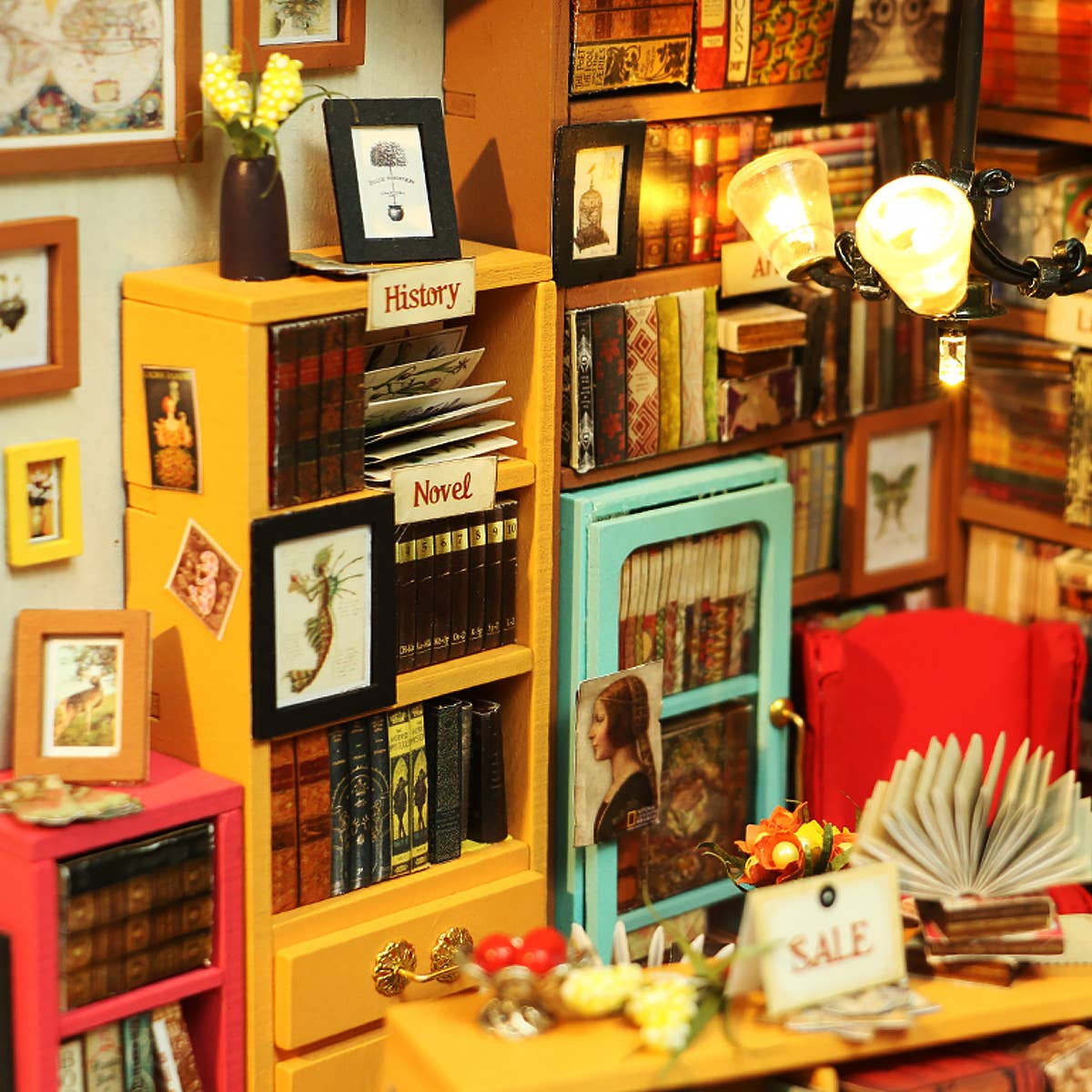 Hands Craft - DIY Miniature House Kit: Sam's Study