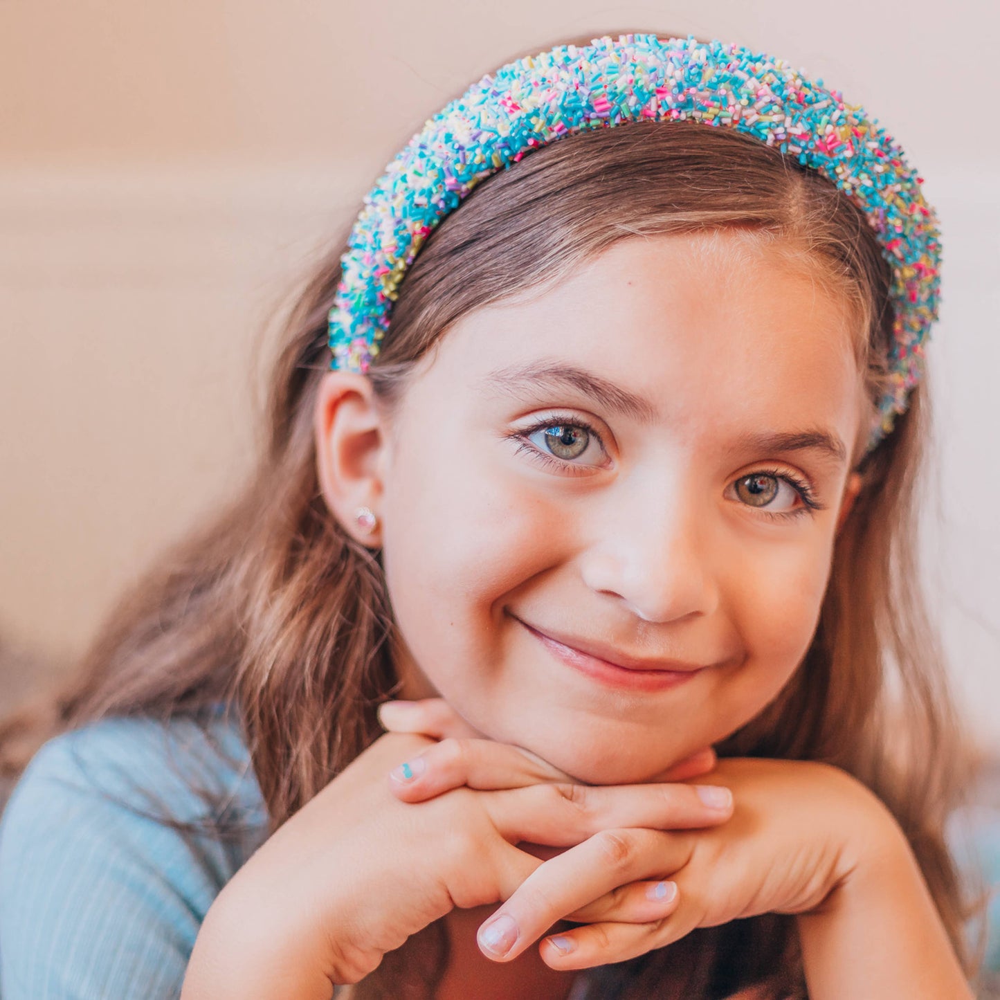 Frog Sac - Padded Sprinkles Headband